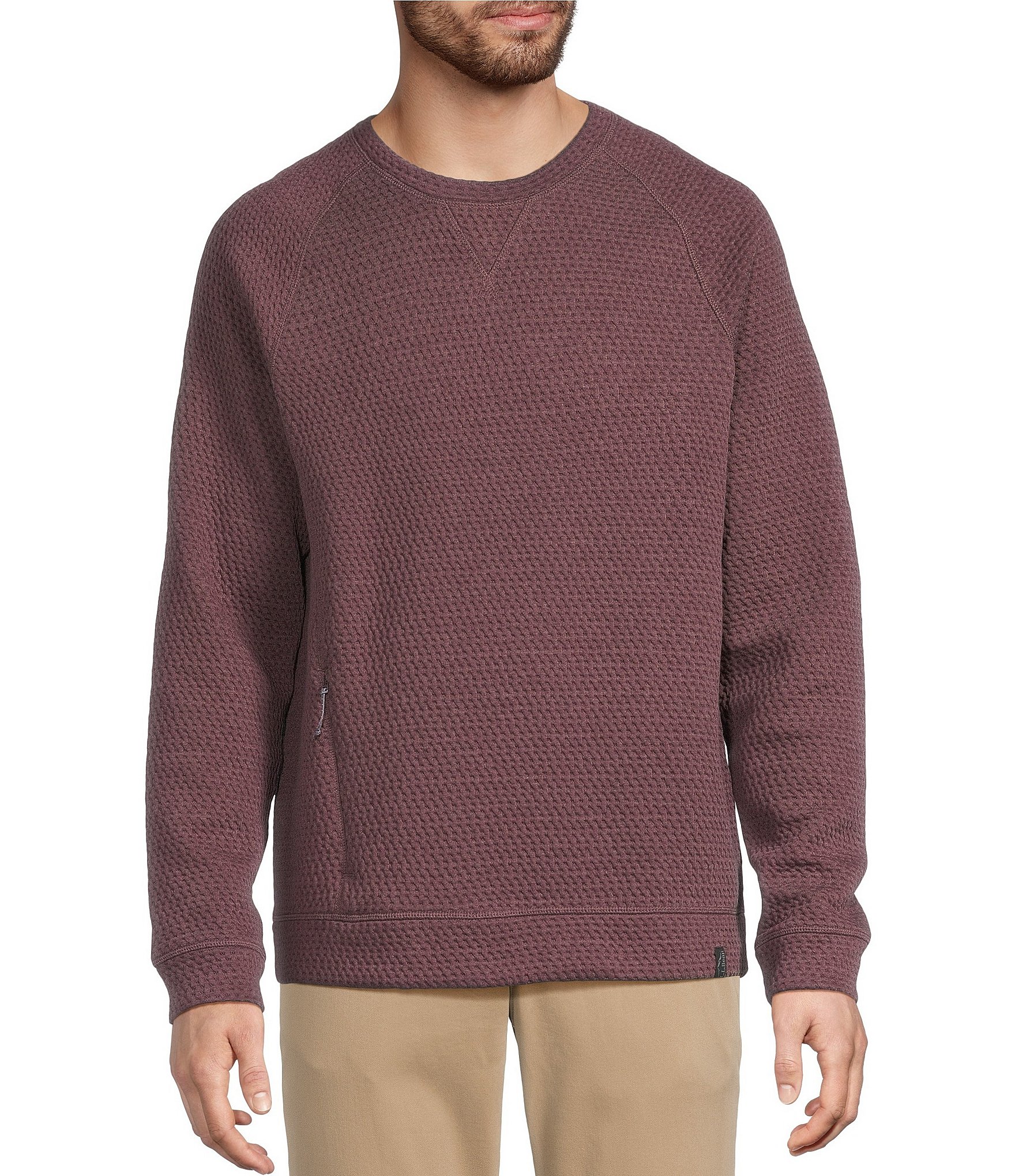 L.L.Bean Ridgeknit Crewneck Pullover