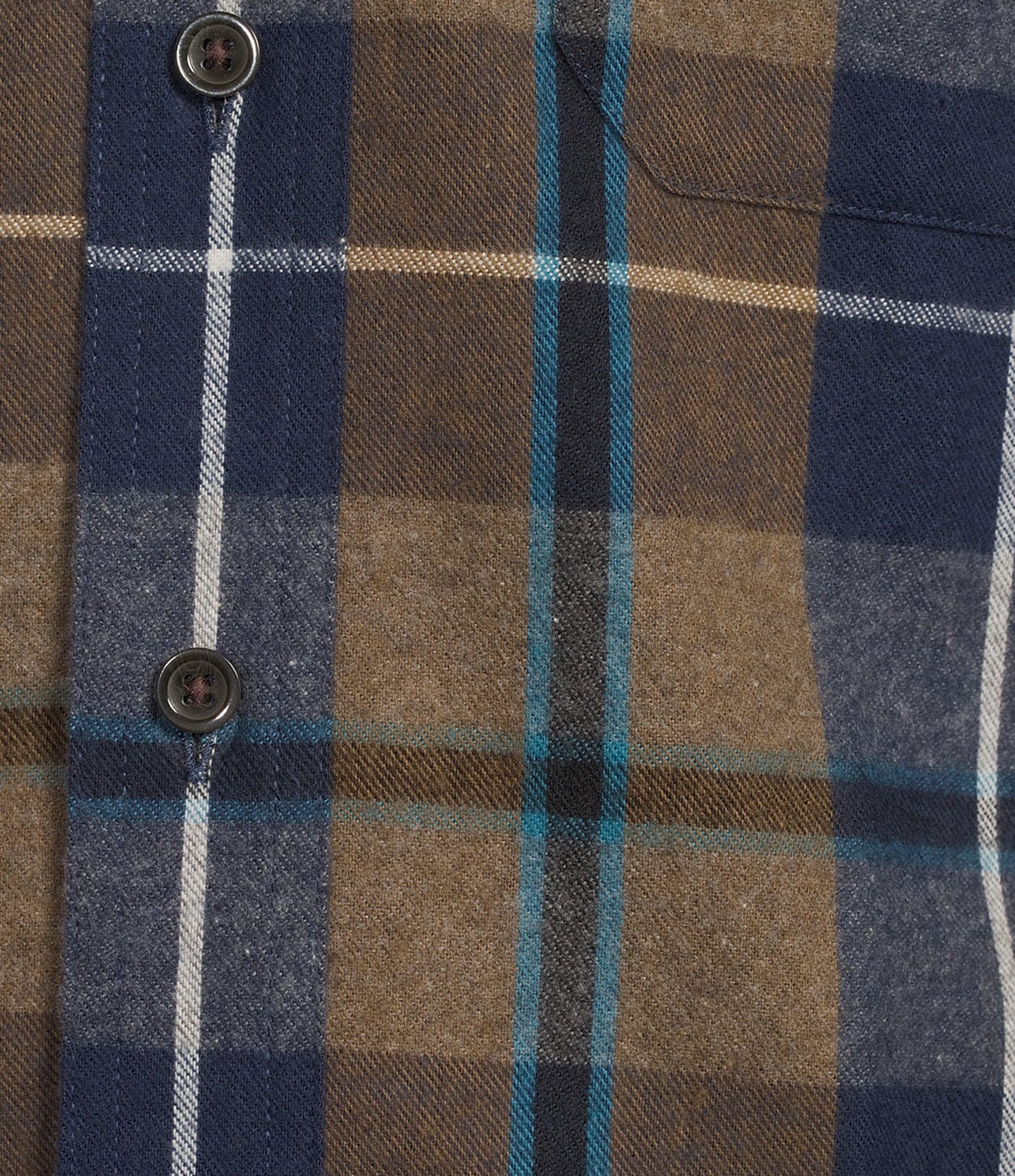 L.L.Bean Scotch Medium Plaid Portuguese Flannel Long Sleeve Woven Shirt