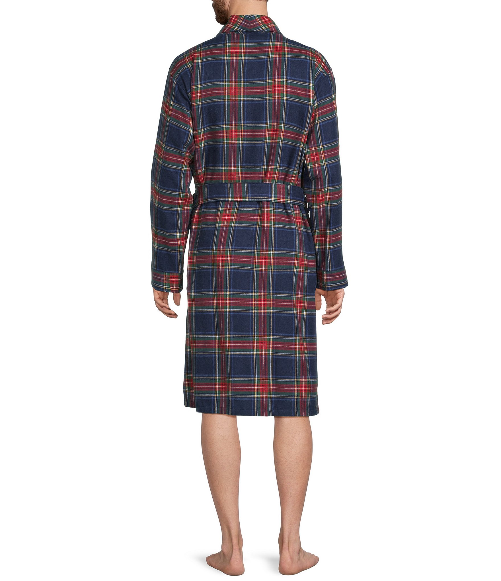 L.L.Bean Scotch Plaid Flannel Robe