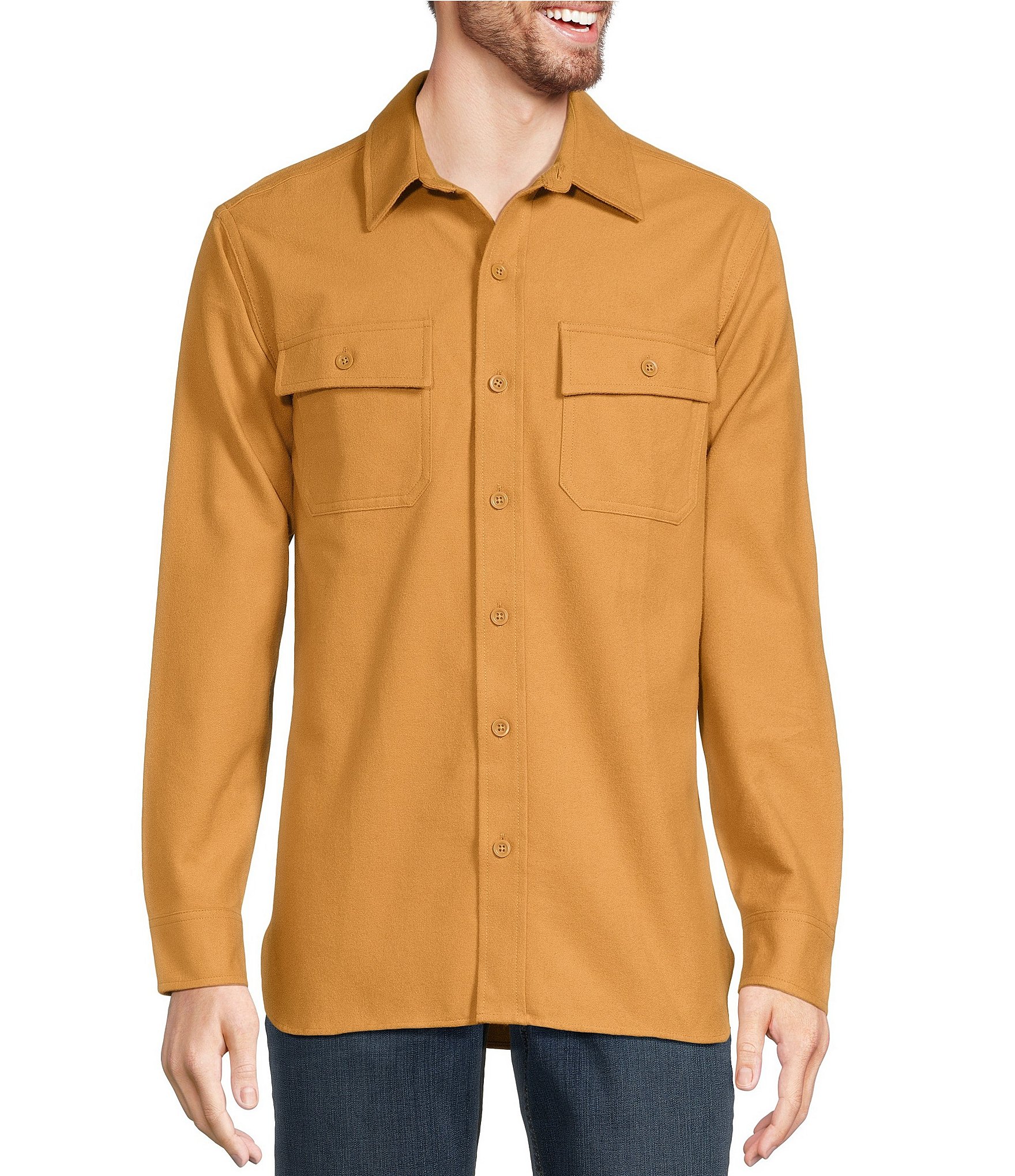 L.L. Bean, Jackets & Coats, Ll Bean Mens Xl Tall Fishing Shirt Beige  Button Down Vented Long Sleeve
