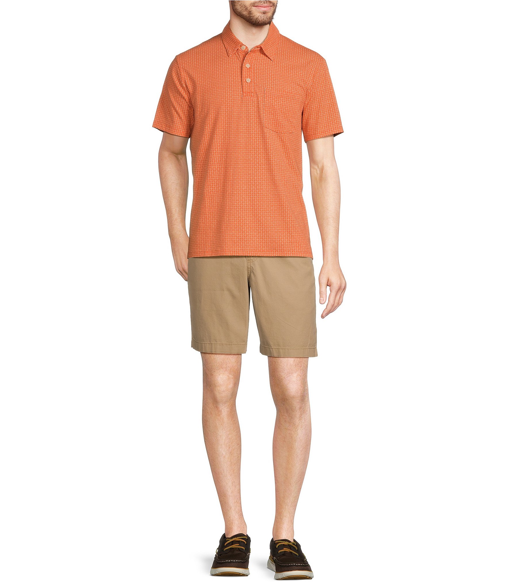 L.L.Bean Stone Coast Performance Short Sleeve Polo Shirt