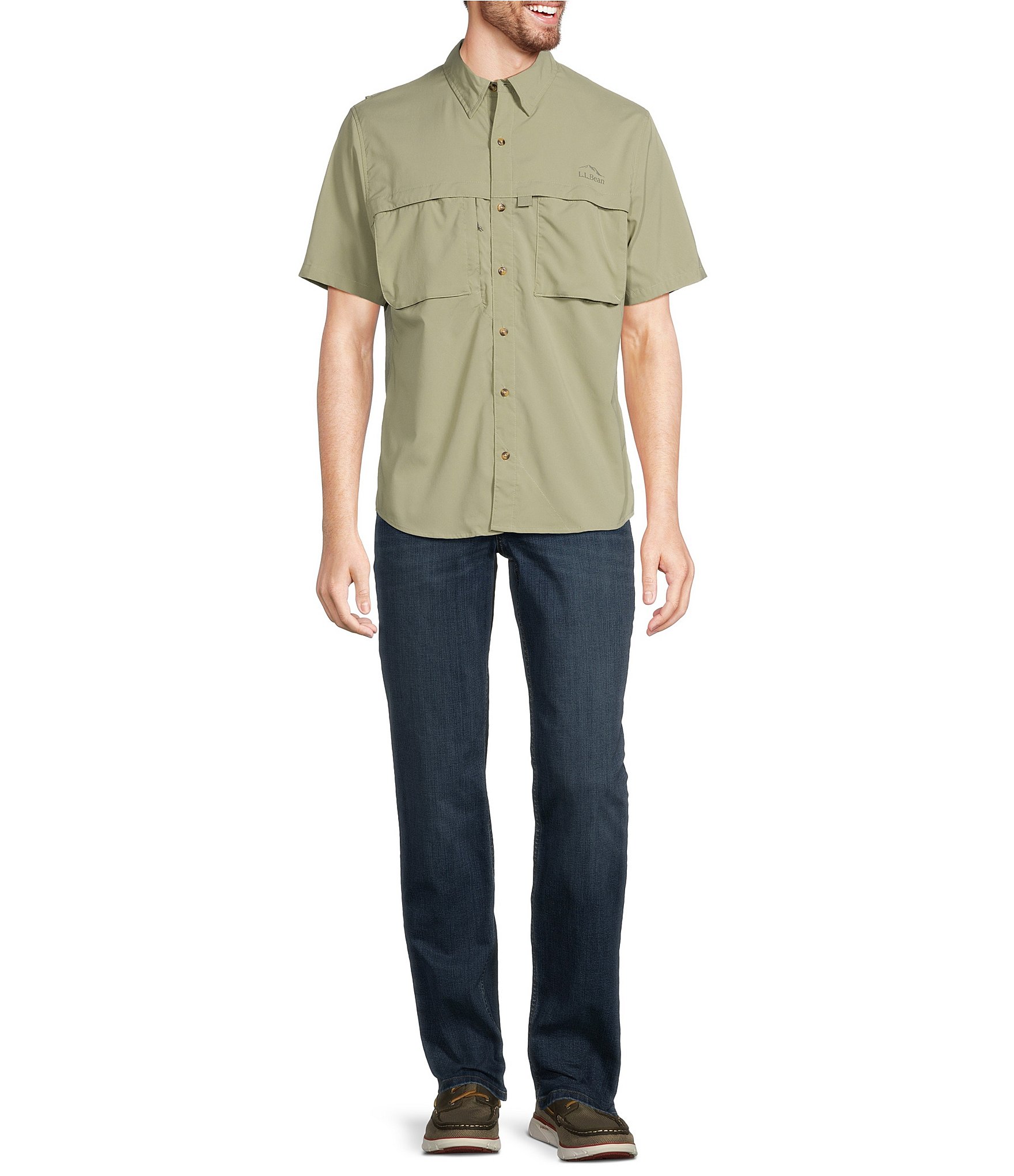 L.L.Bean Tropic Wear Short Sleeve Shirt