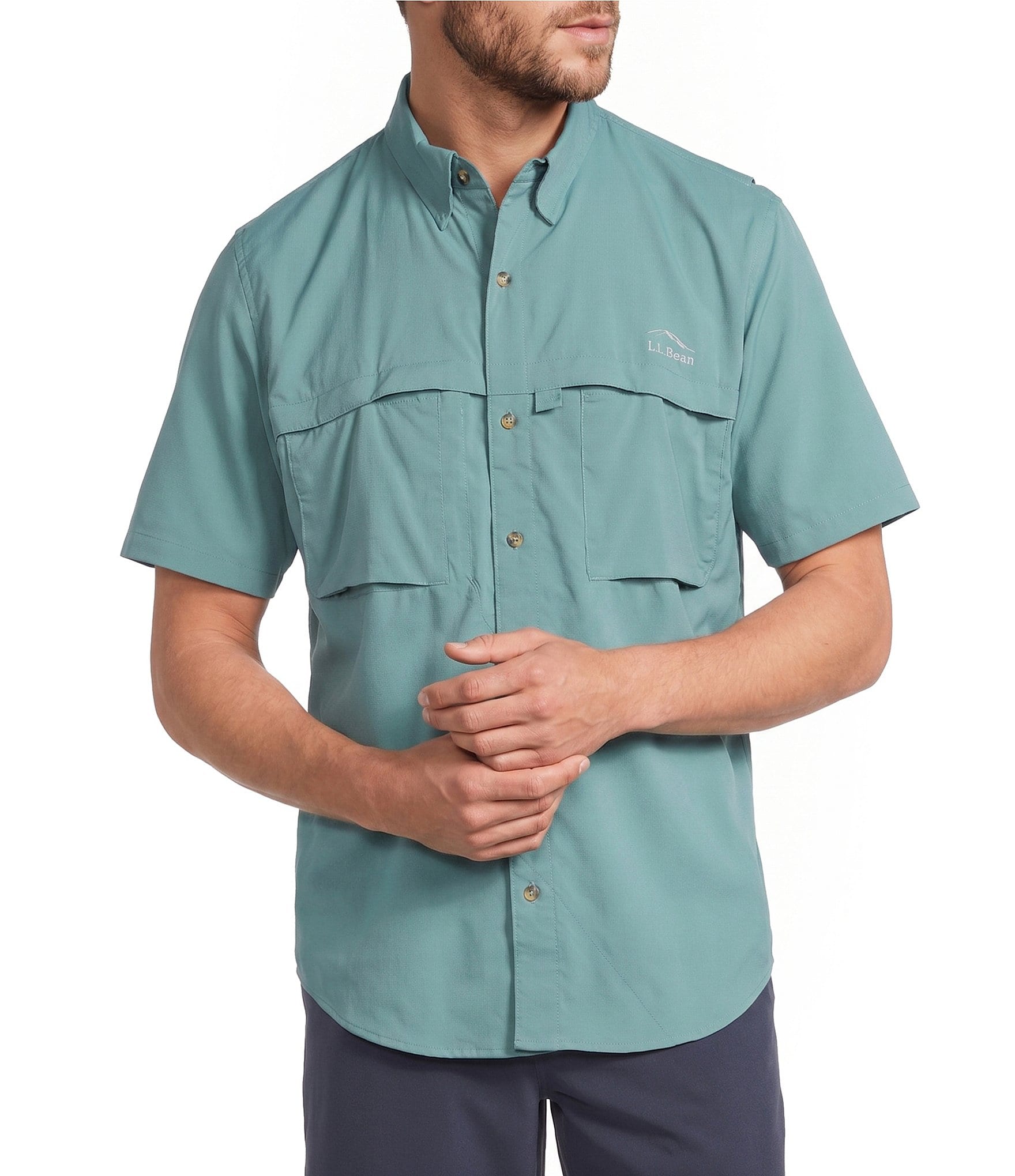 L.L.Bean Tropic Wear Short Sleeve Shirt
