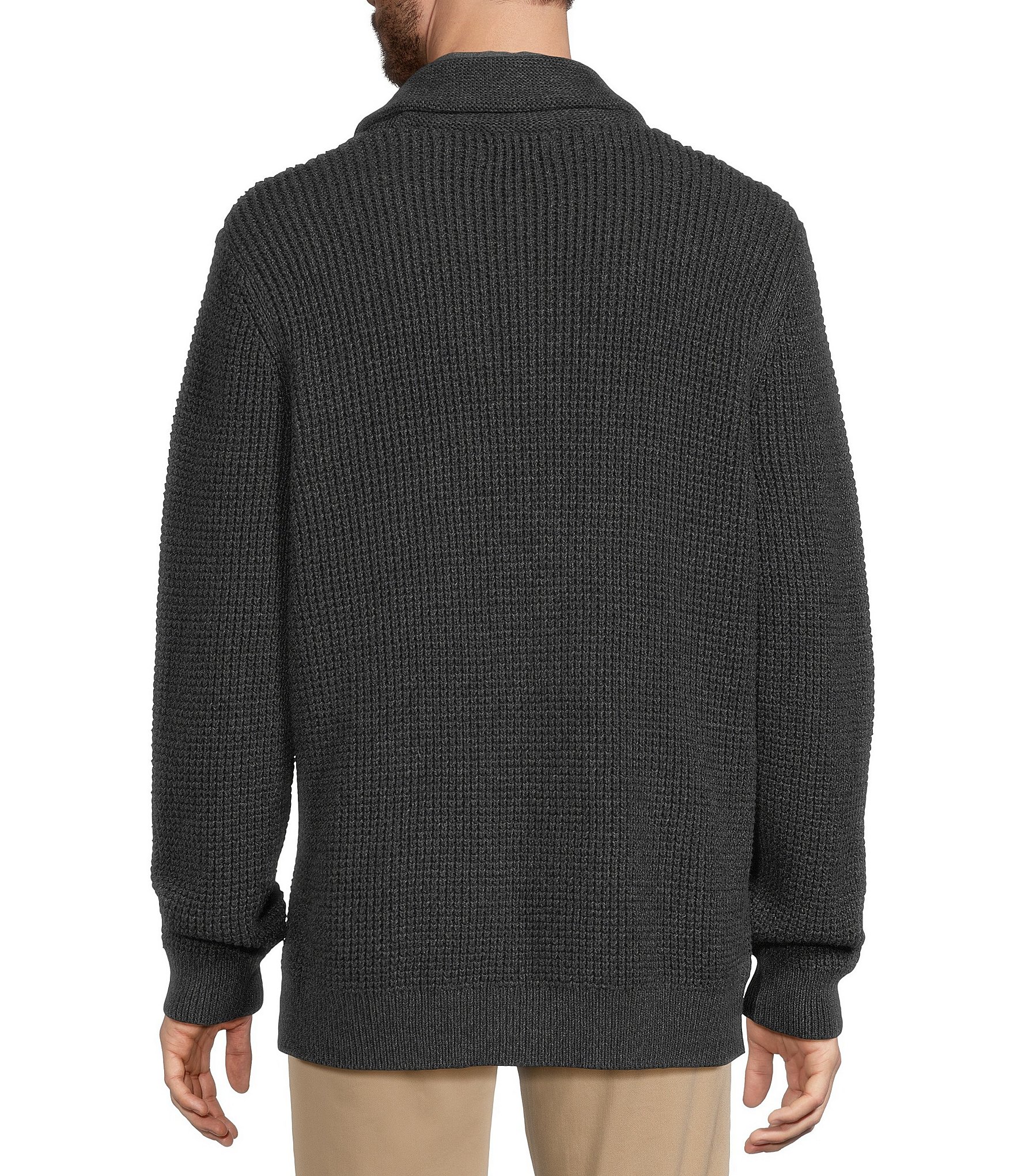 L.L. Bean Waffle Cardigan