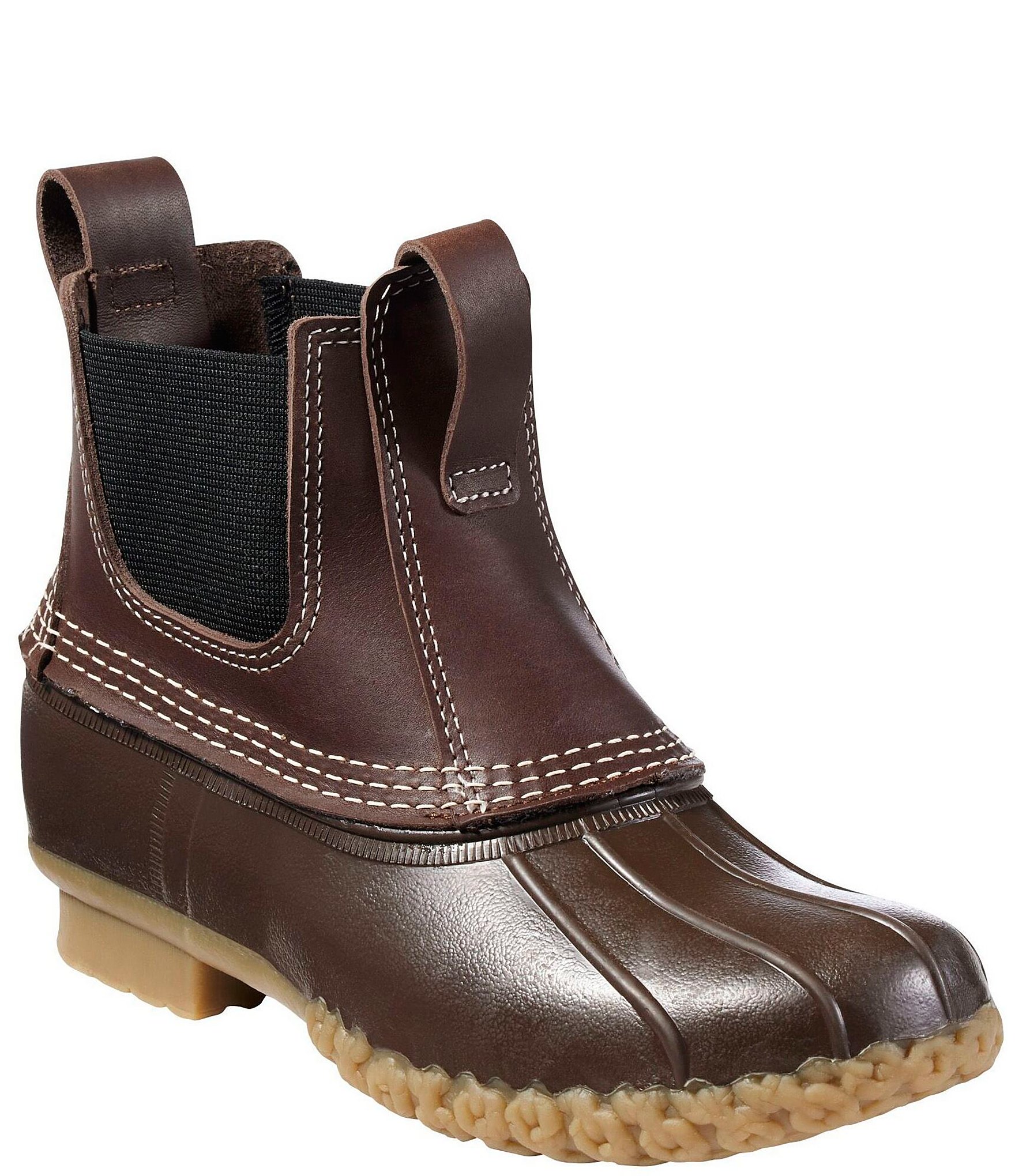 L.L.Bean Women's Bean Leather Waterproof Chelsea Booties