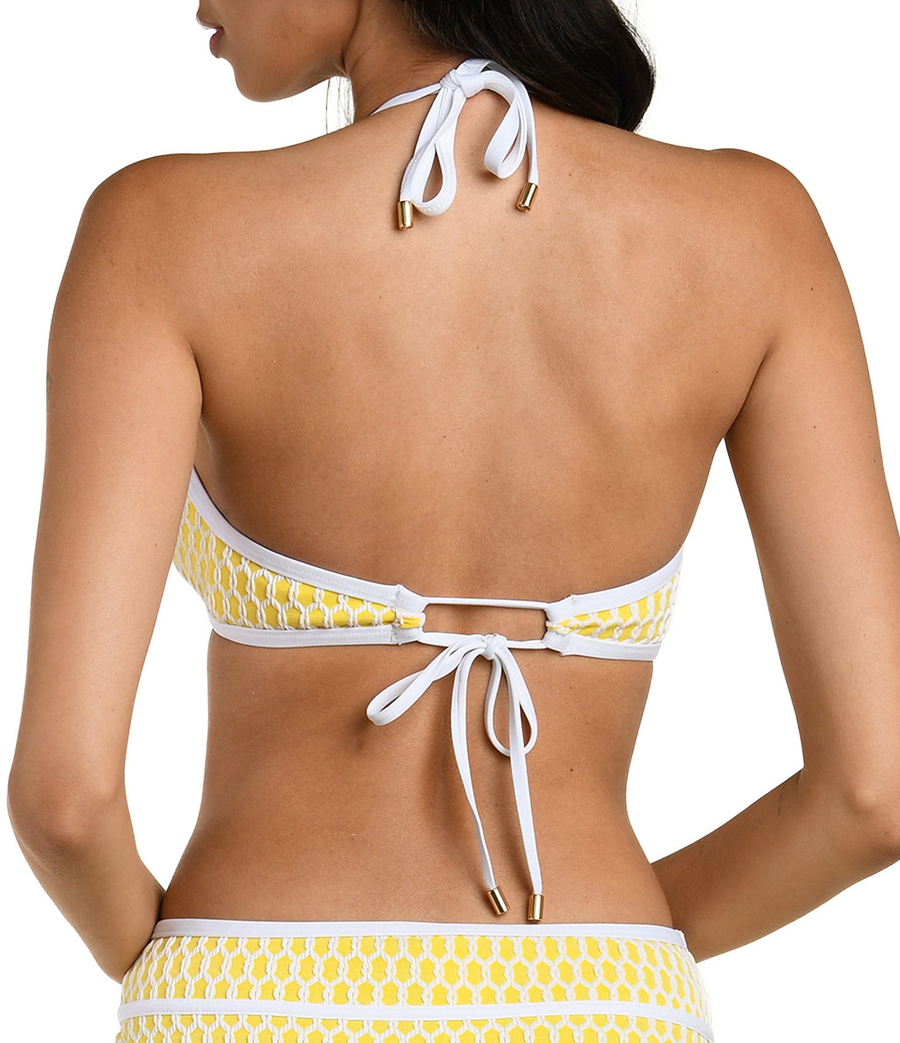 La Blanca Prep & Paddle Halter Swim Top