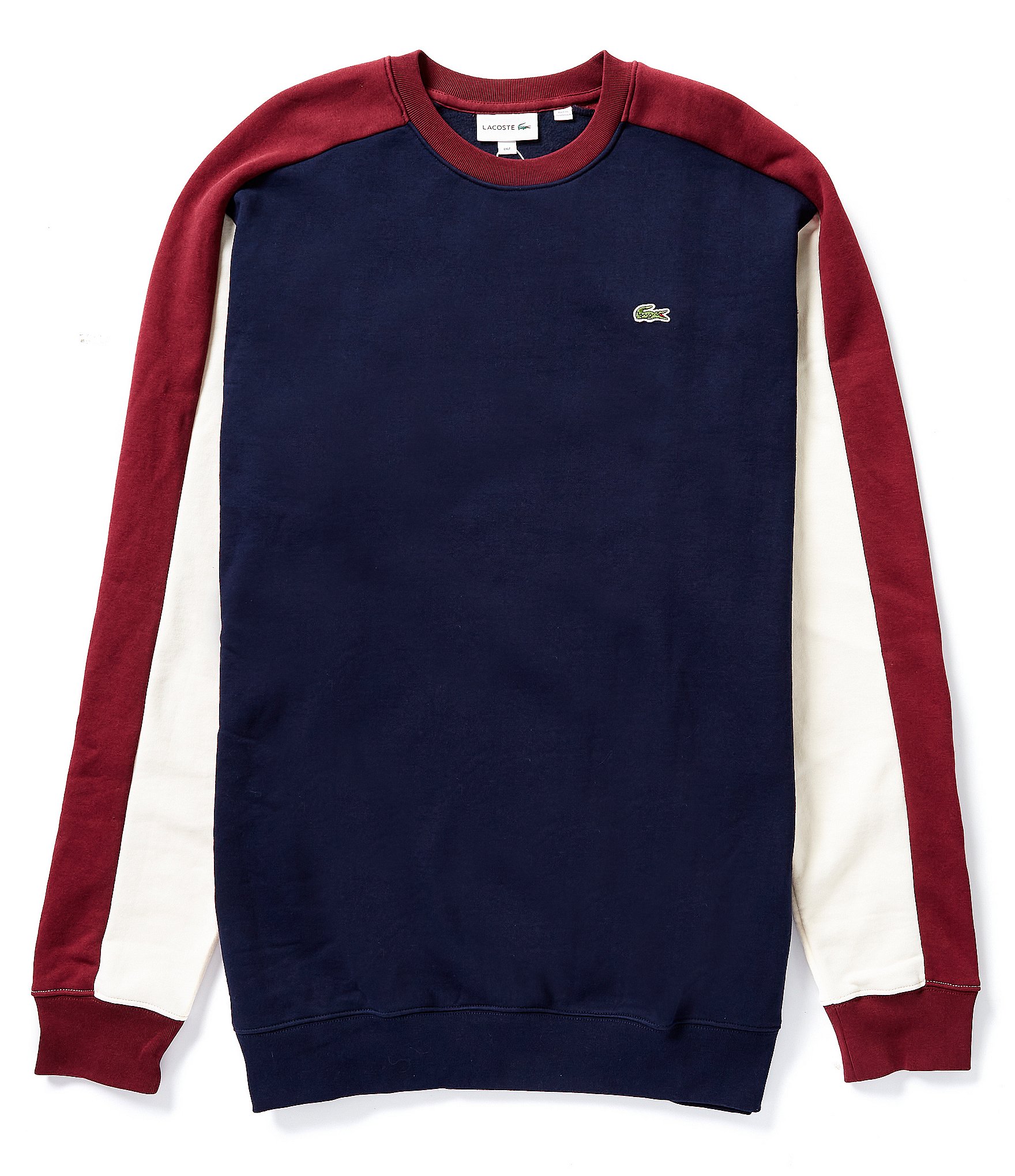 Lacoste Big & Tall Color Block Sweatshirt | Dillard's