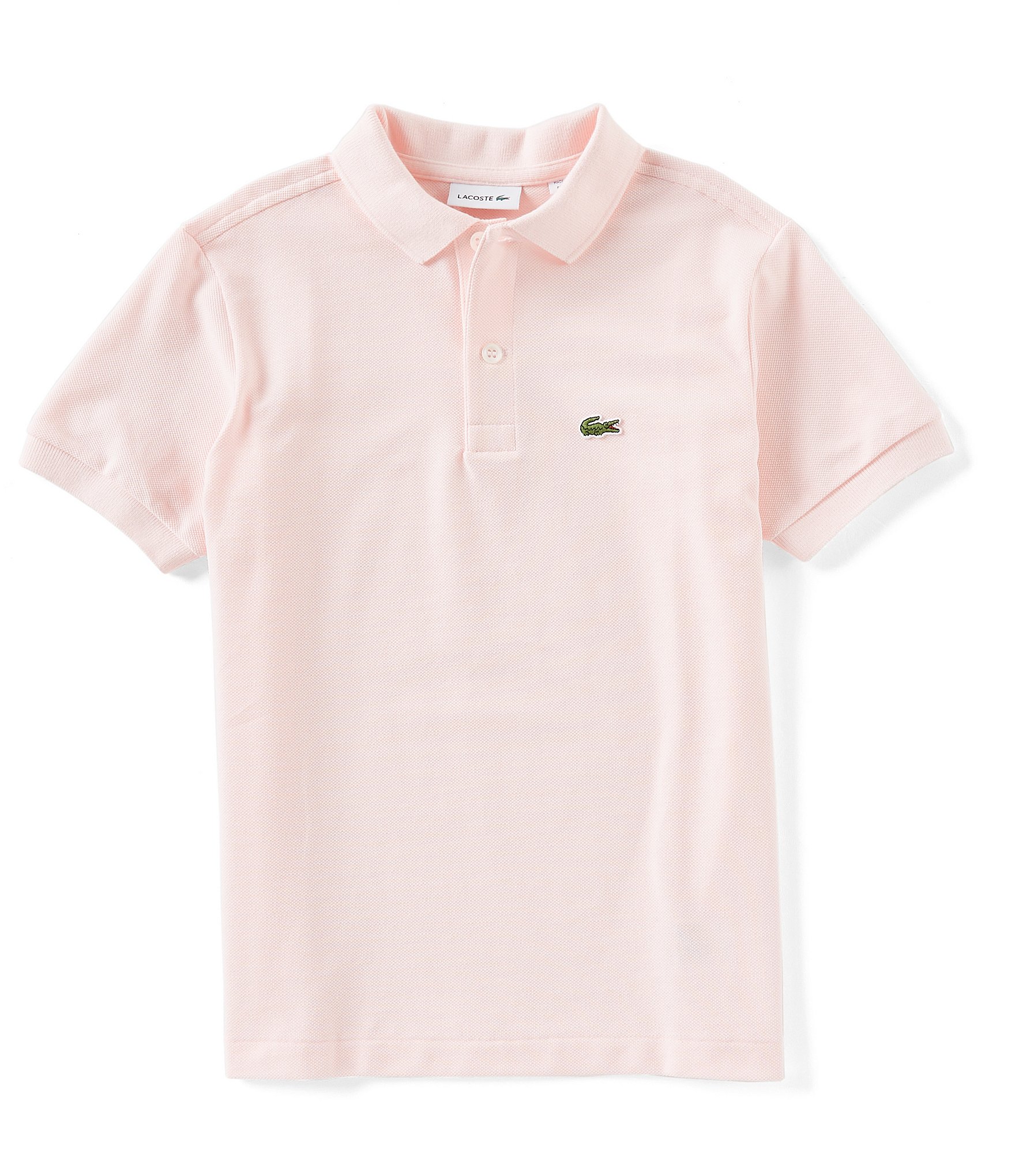 Lacoste Big Boys 8-16 Short Sleeve Pique Polo Shirt