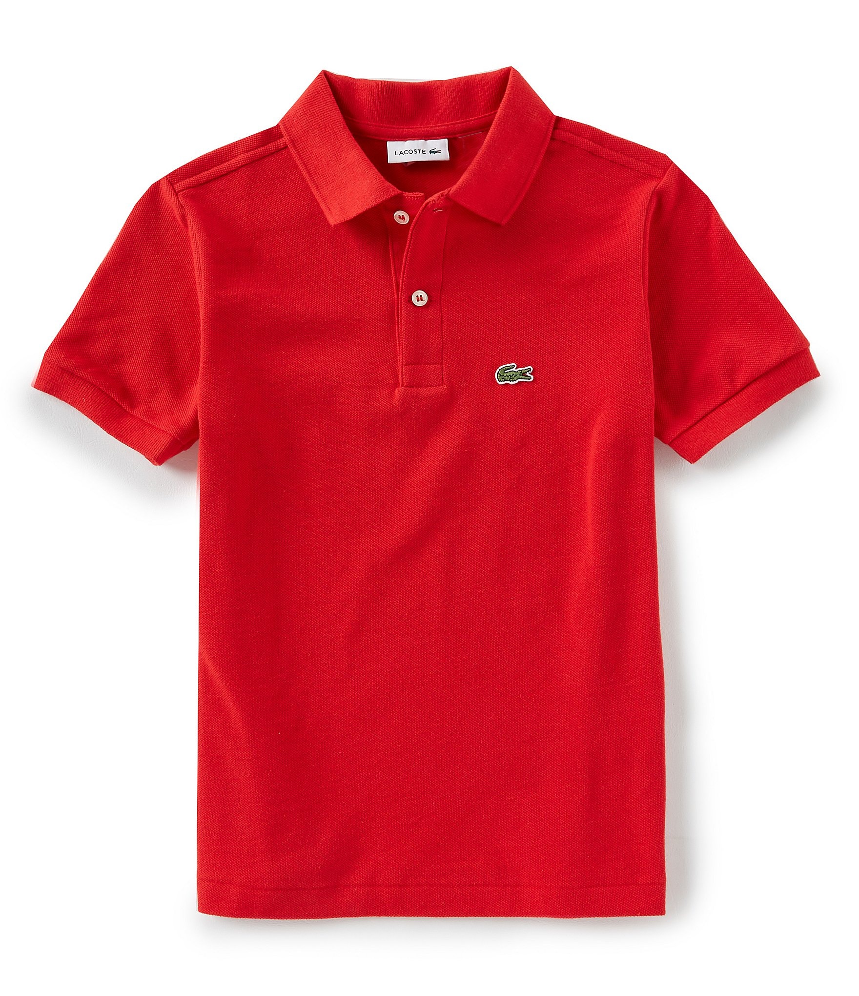 Lacoste Big Boys 8-16 Short Sleeve Pique Polo Shirt