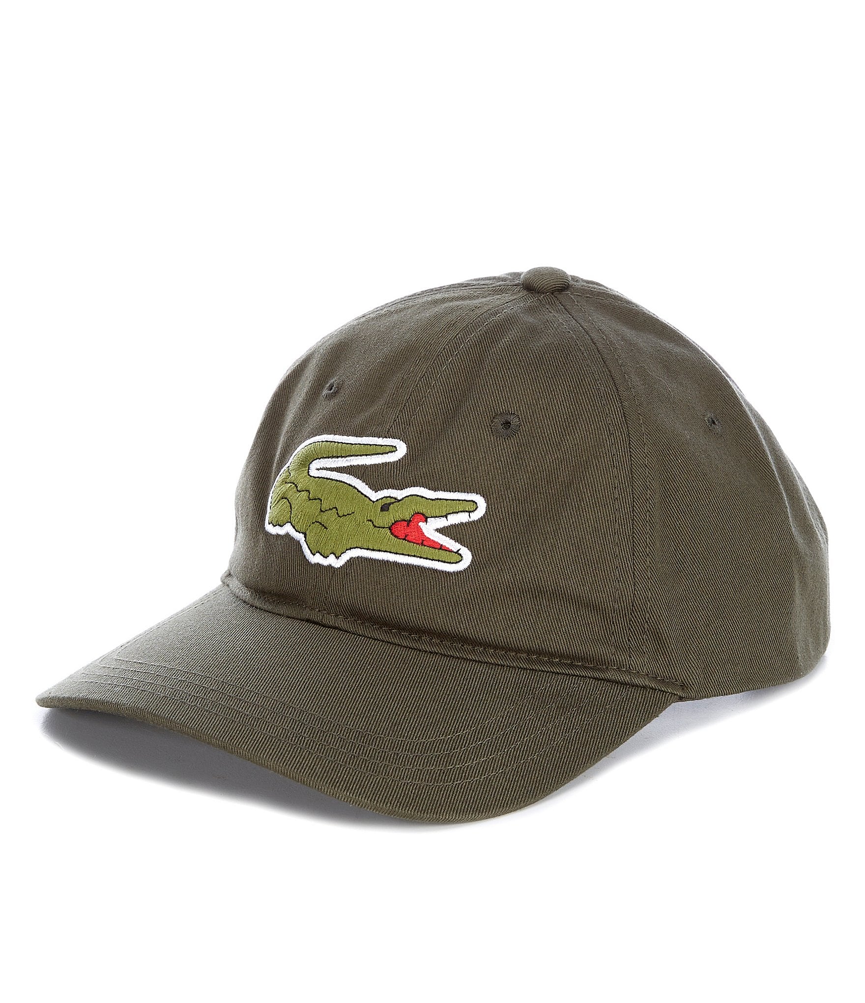 Vend tilbage dyr Diskriminering af køn Crocodile Logo Twill Cap In 2023 Leather Cap, Crocodile