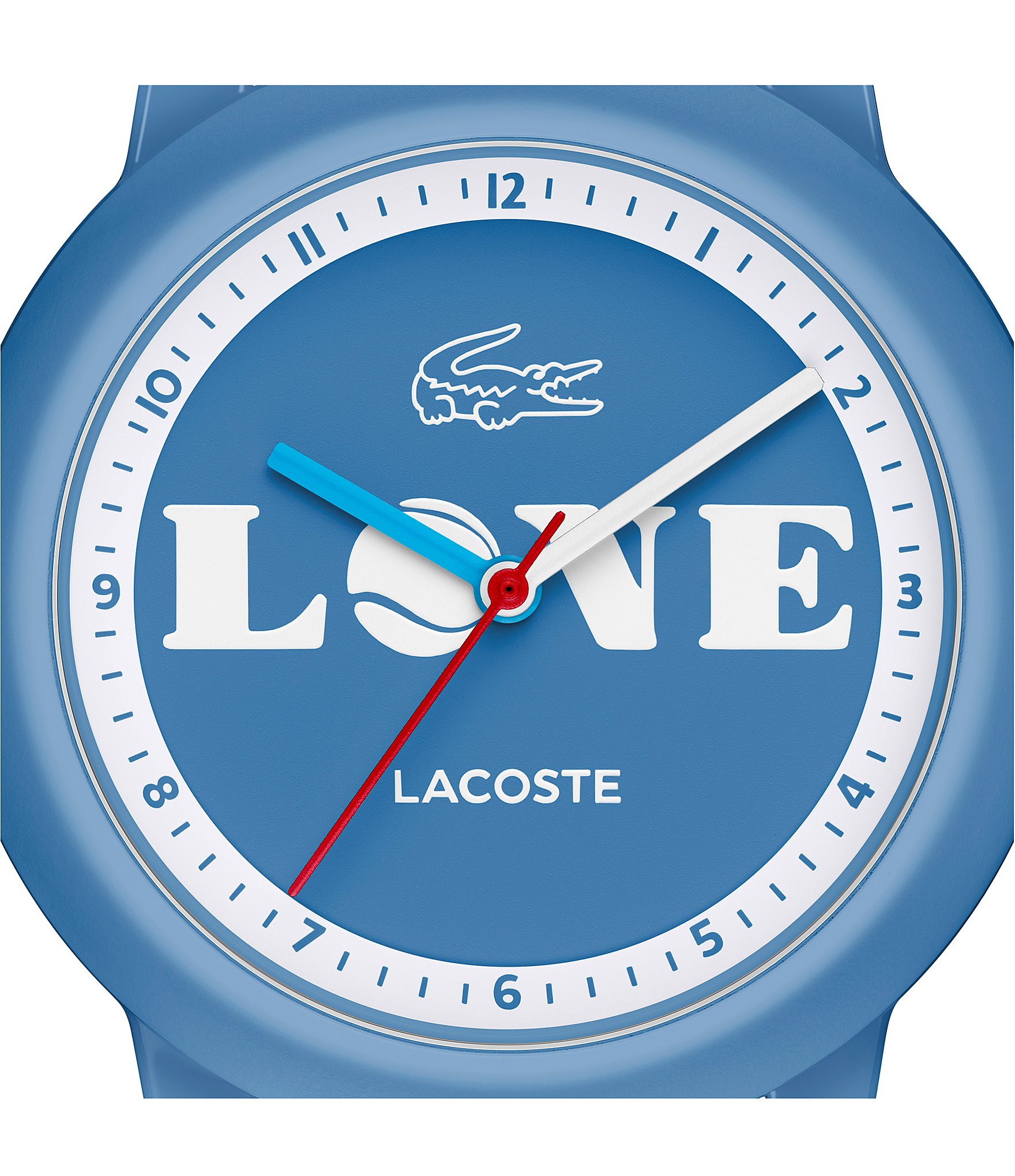 Lacoste Kid's L.12.12 Three Hand Silicone Strap Watch