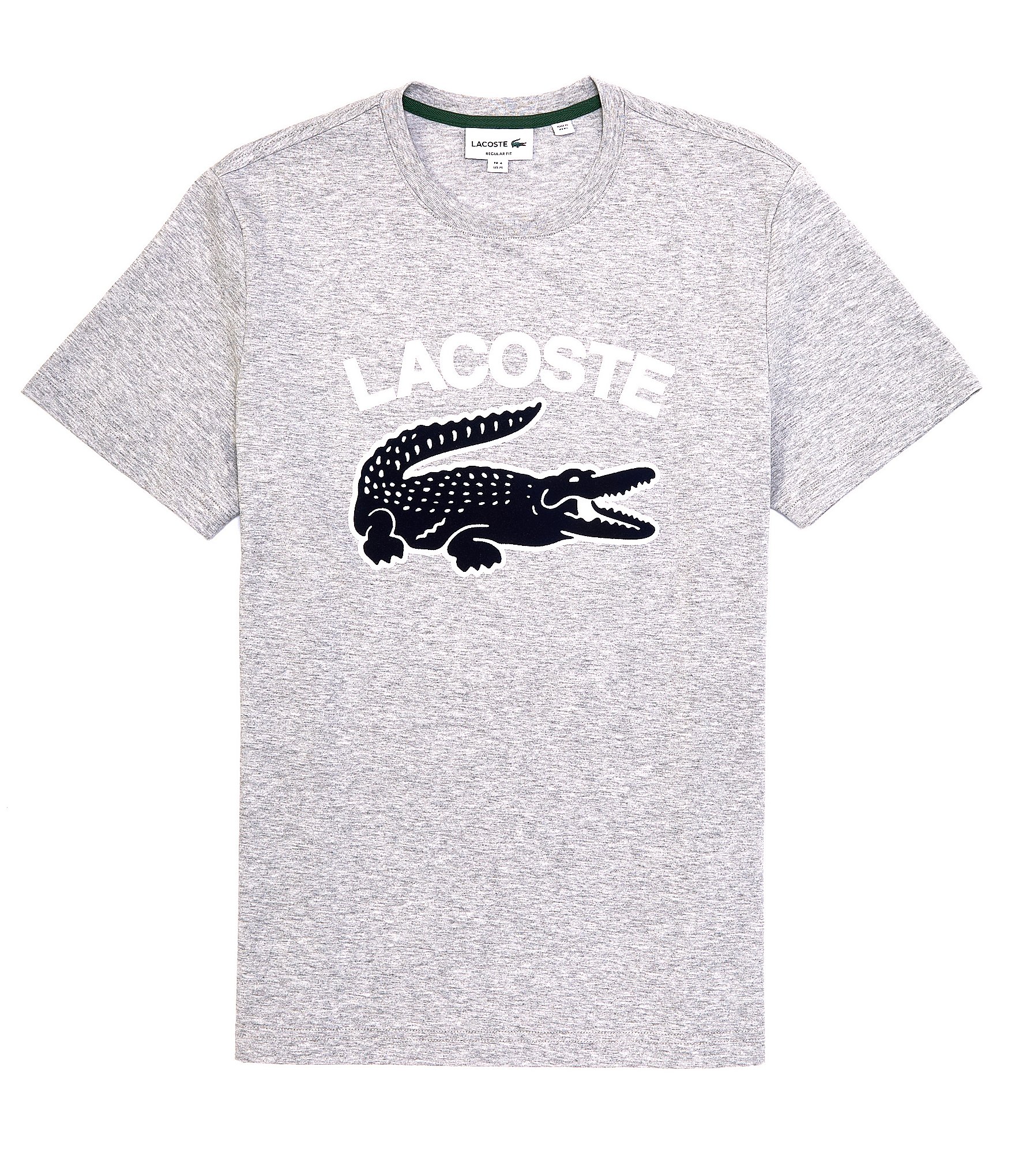 Lacoste Large Croc Logo Short Sleeve T-Shirt | Dillard's