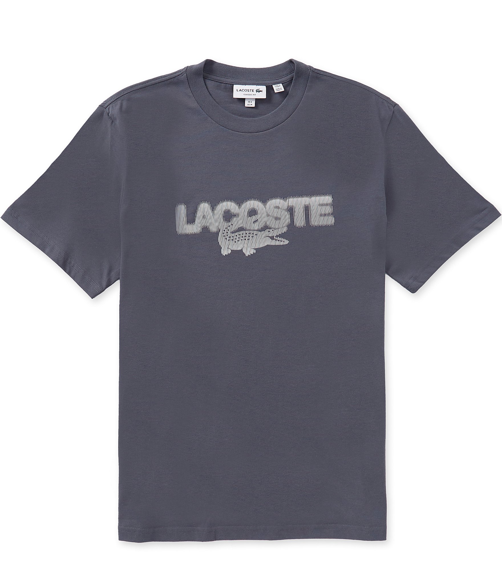 Lacoste Large Logo Print Short Sleeve T-Shirt