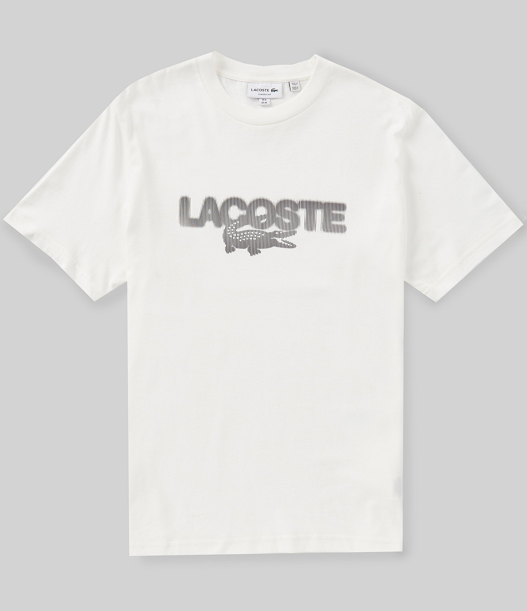 Lacoste Large Logo Print Short Sleeve T-Shirt