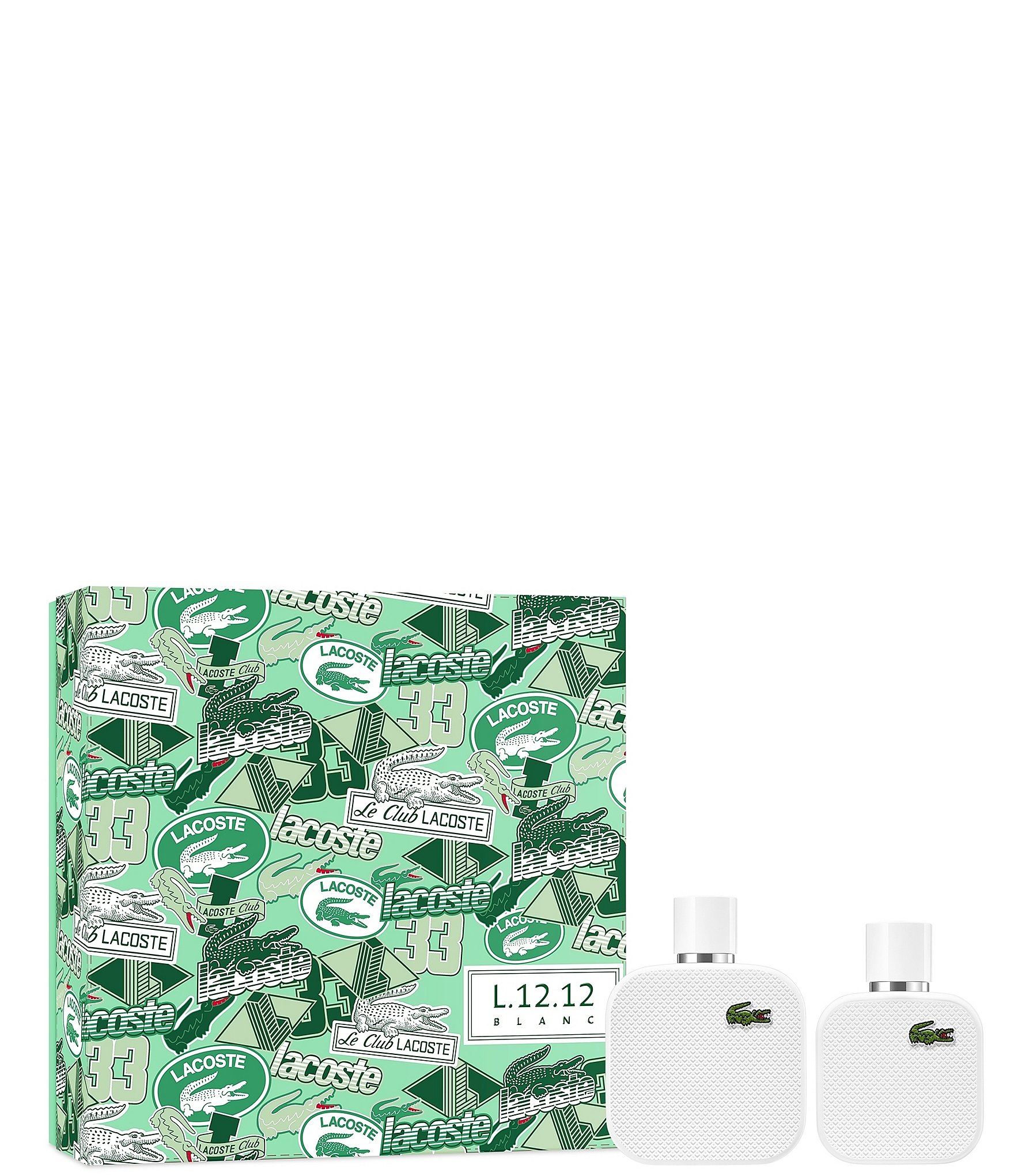 Lacoste Men's 2-Piece Blanc Eau de Toilette + Eau Toilette Spring Gift Set