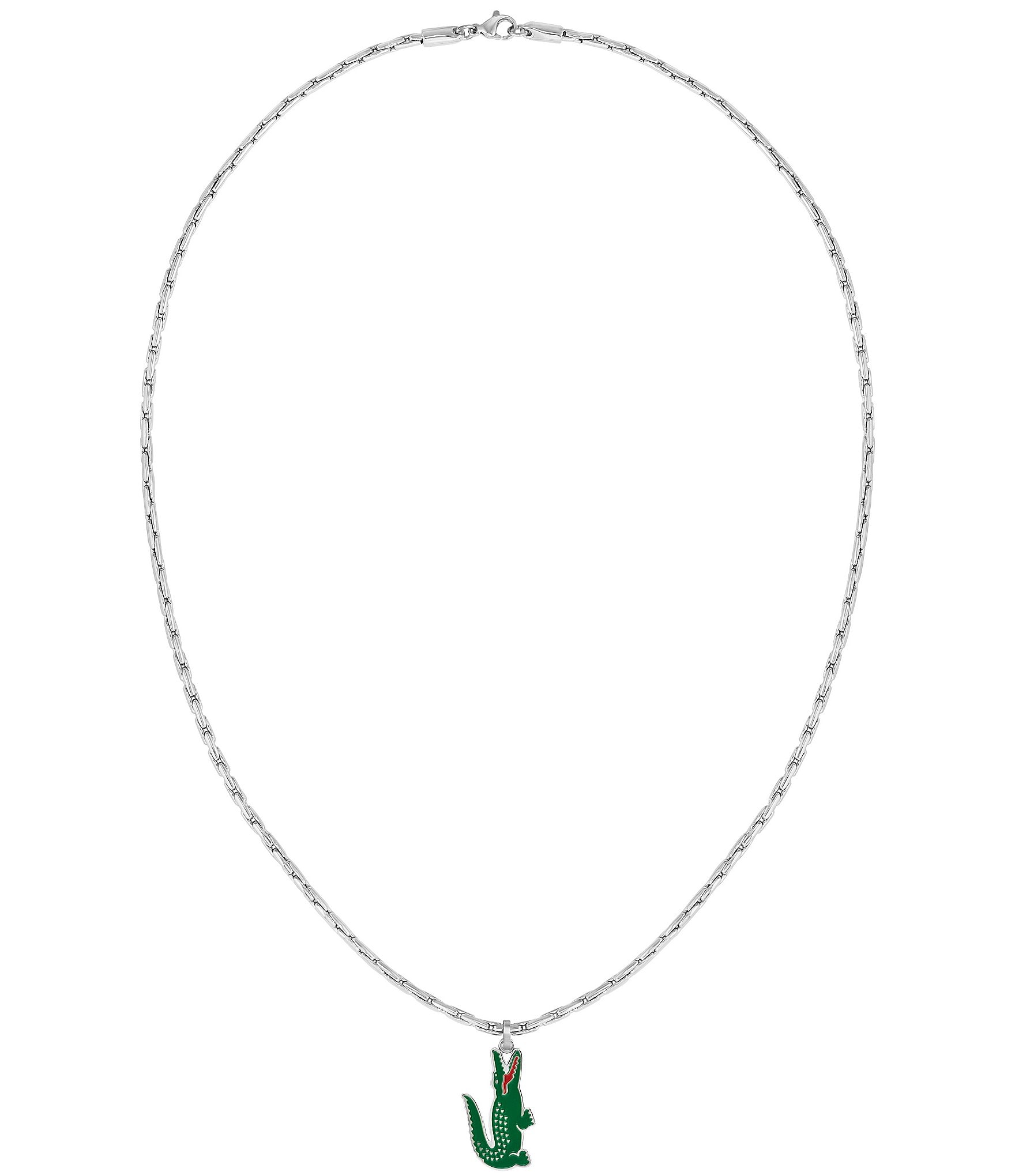 Lacoste Men's Arthor Collection Stainless Steel Chain Necklace