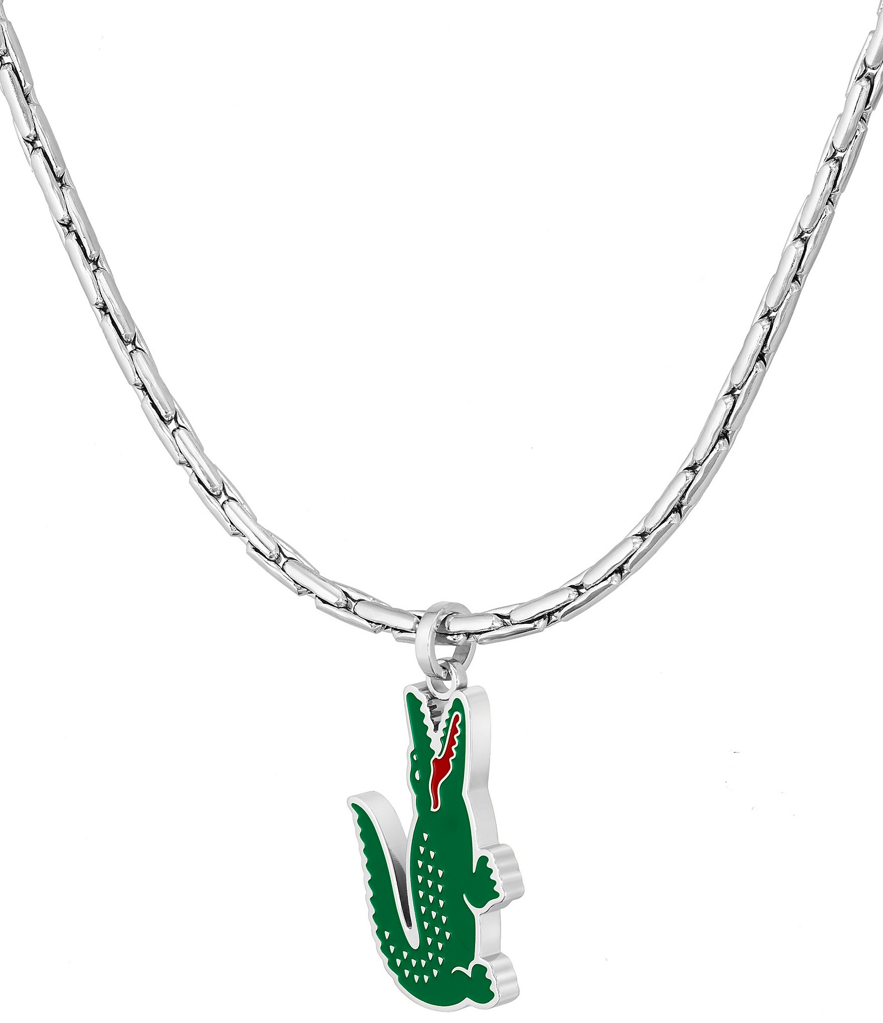 Lacoste Men's Arthor Collection Stainless Steel Chain Necklace