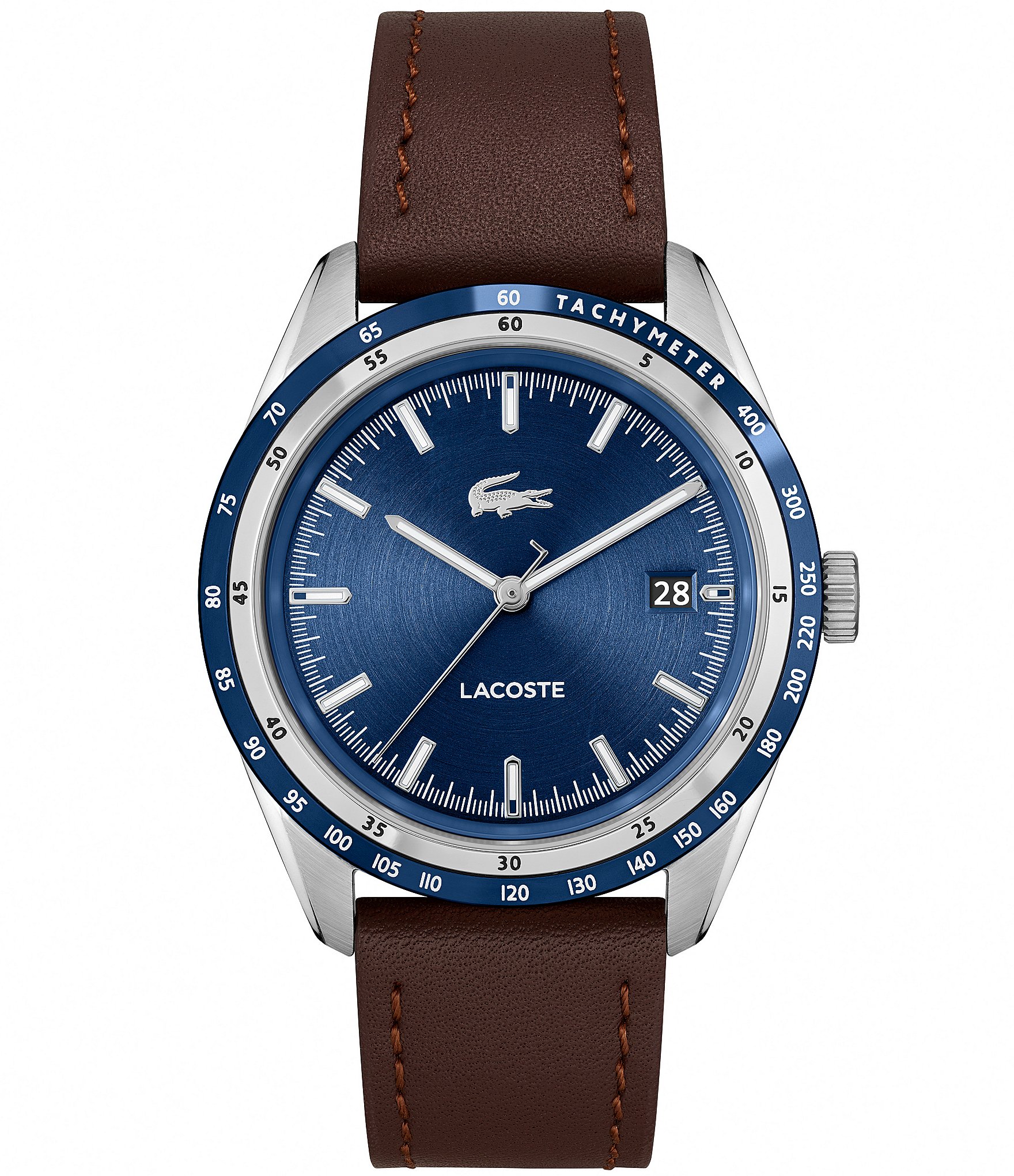 Lacoste watch 2024 blue strap