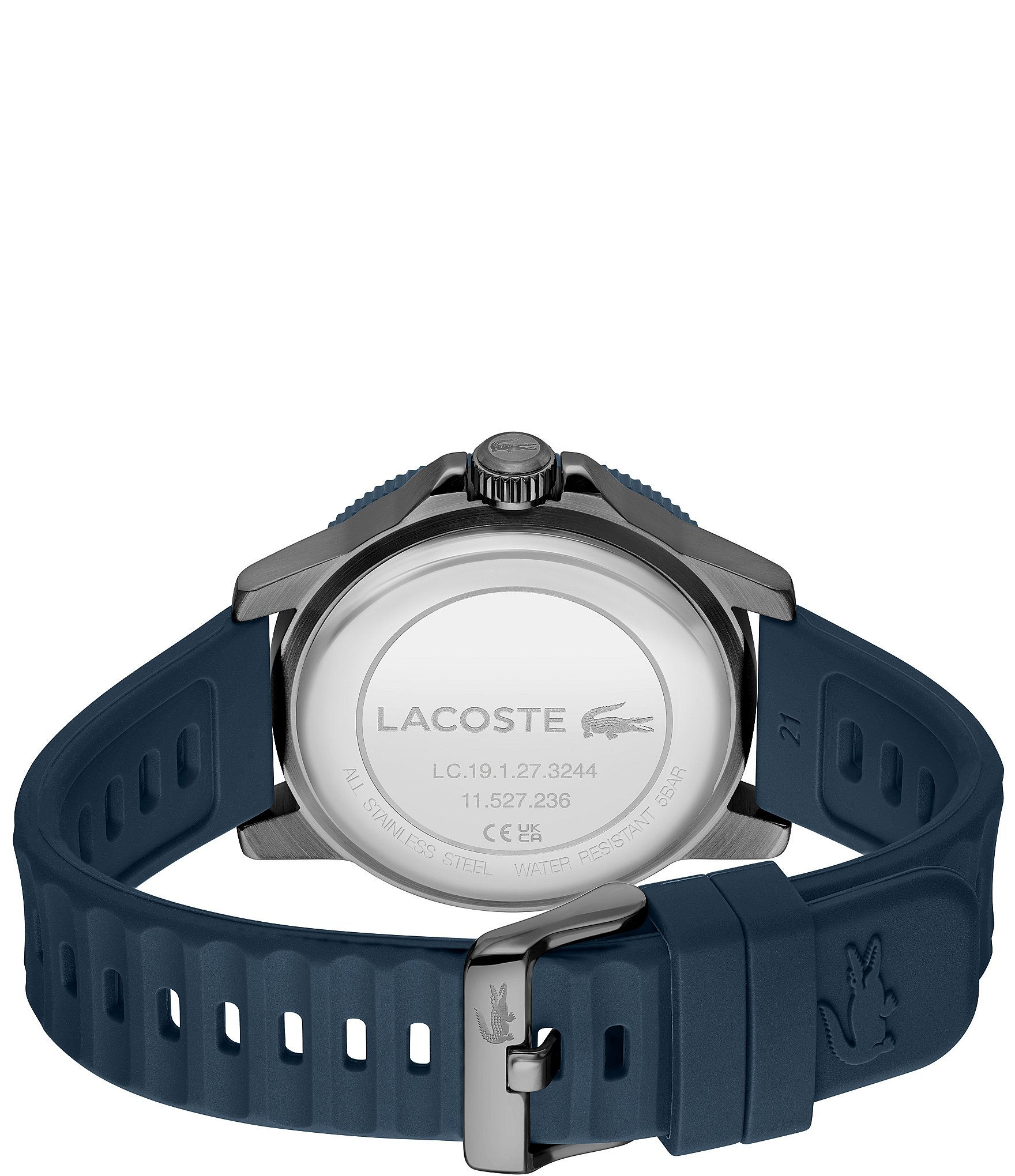 Lacoste Men's Highkey Quartz Analog Navy Silicone Strap Watch