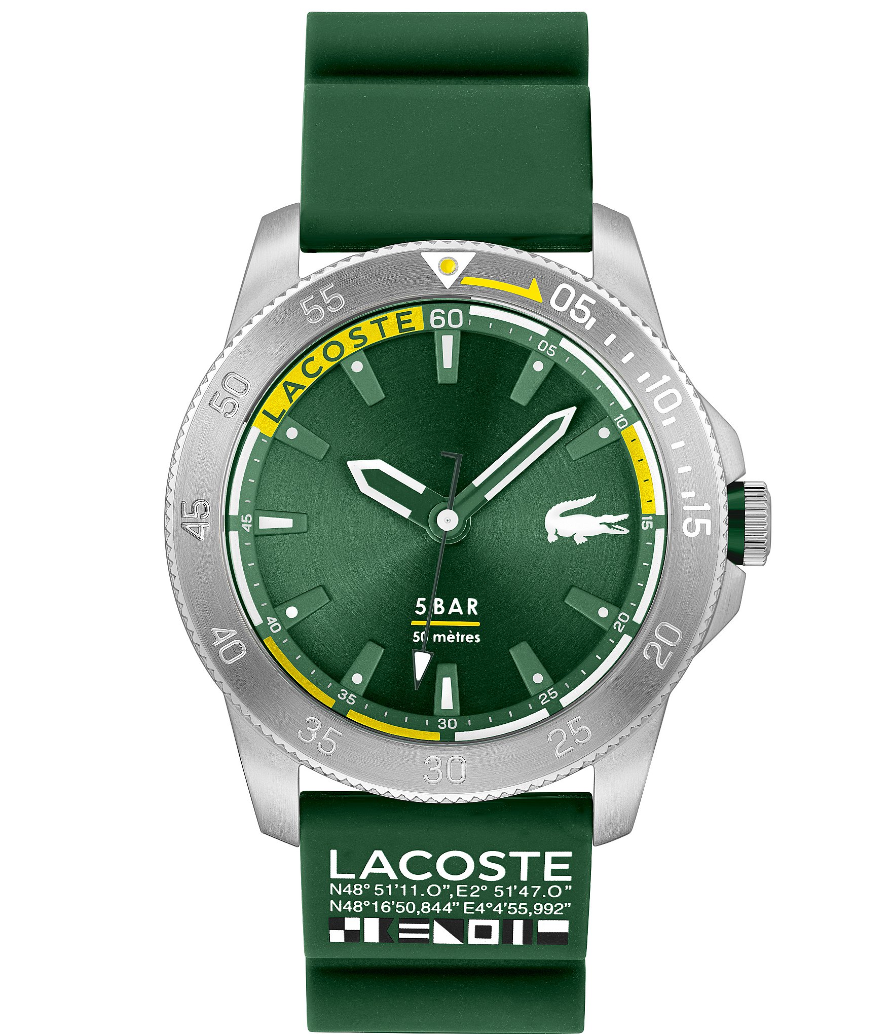 Lacoste Men's Regatta Analog Silicone Strap Watch