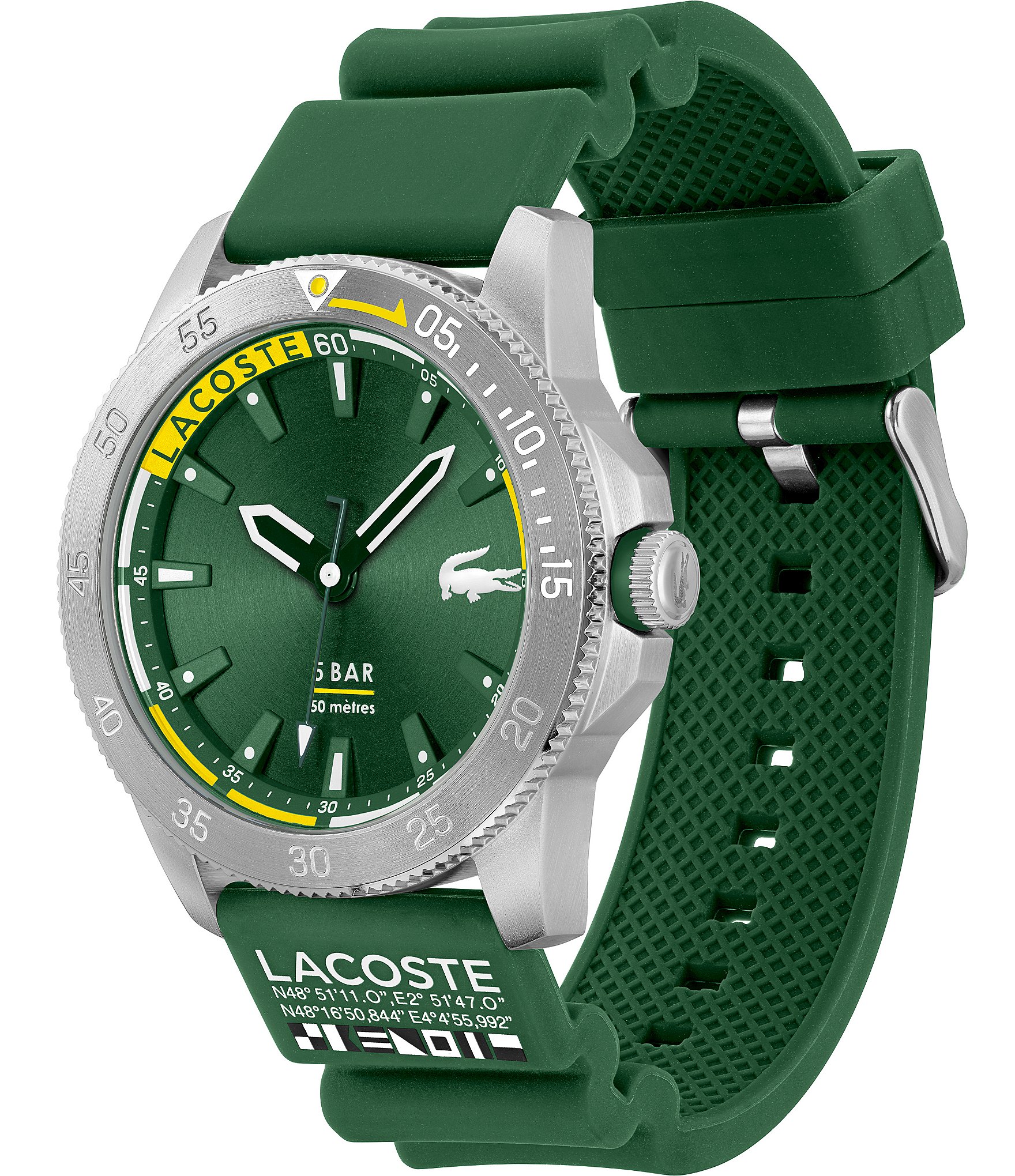 Lacoste Men's Regatta Analog Silicone Strap Watch