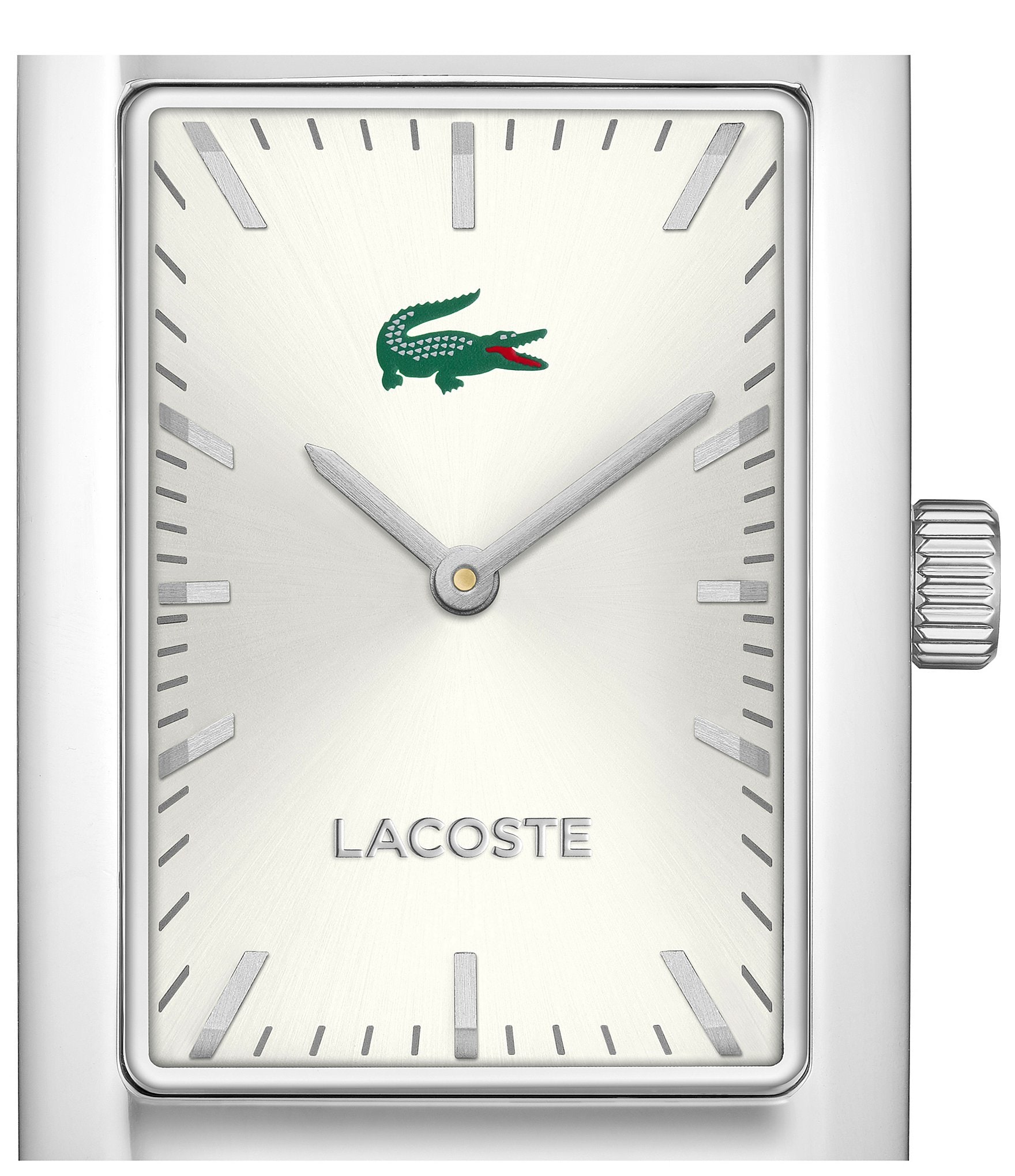 Lacoste Men's Santiago Three Hand Leather Strap Watch