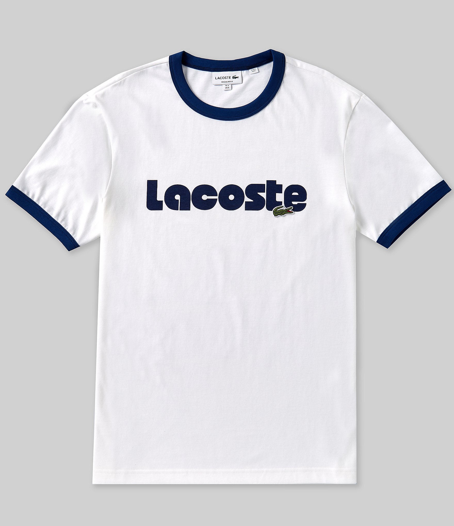 Lacoste Pigment Print Short Sleeve T-Shirt