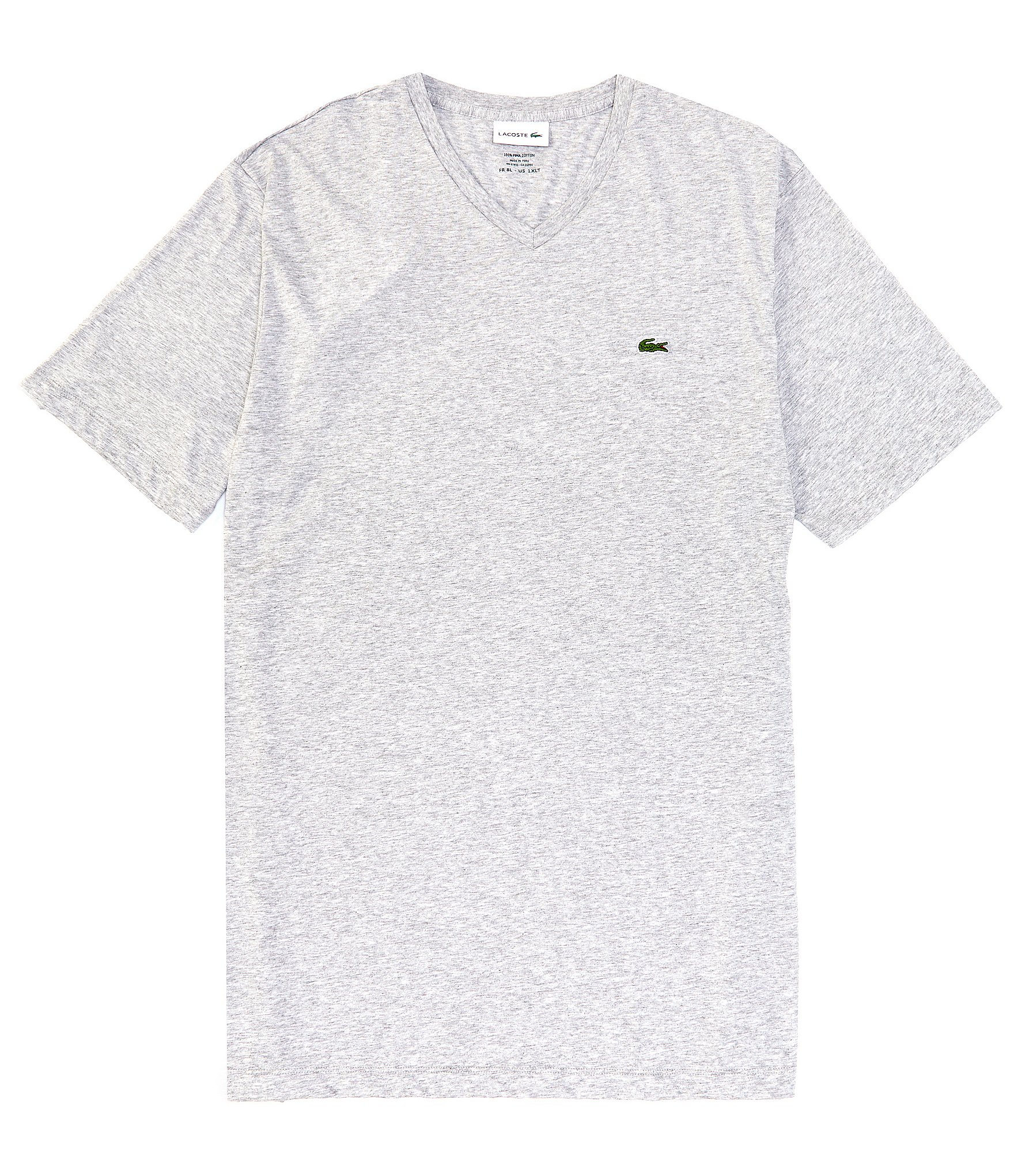 Lacoste Pima Cotton Short Sleeve V-Neck T-Shirt