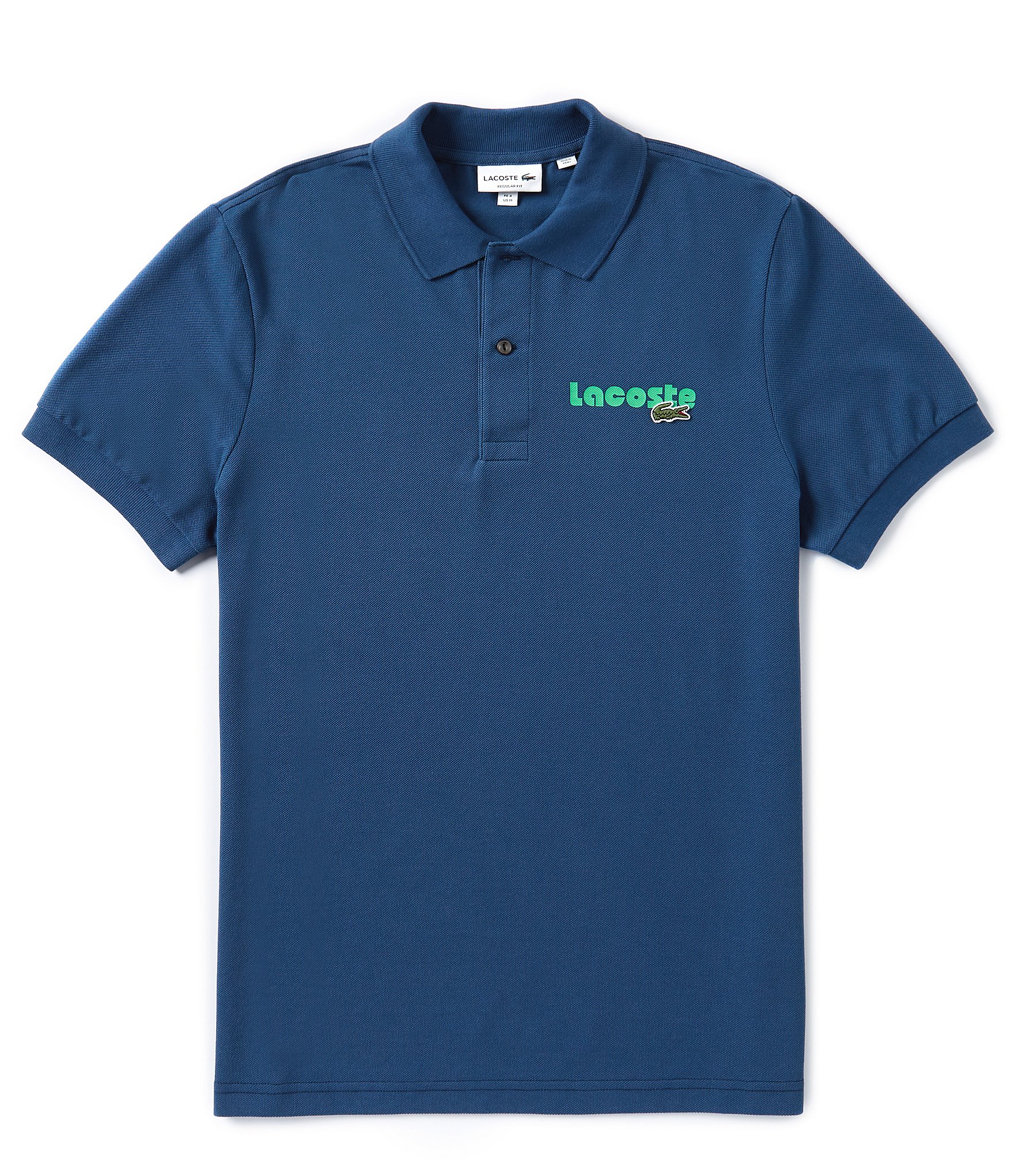 Lacoste Pique Short Sleeve Left Chest Logo Polo Shirt