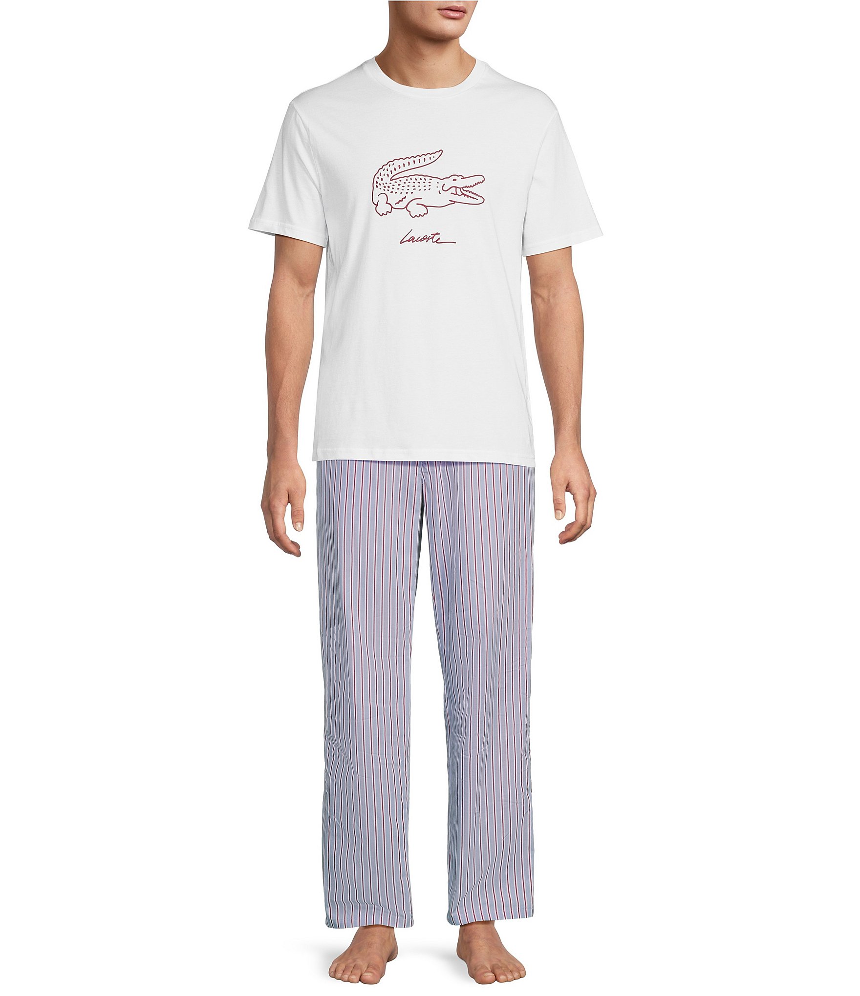 Lacoste Sleepwear Jogger Pants