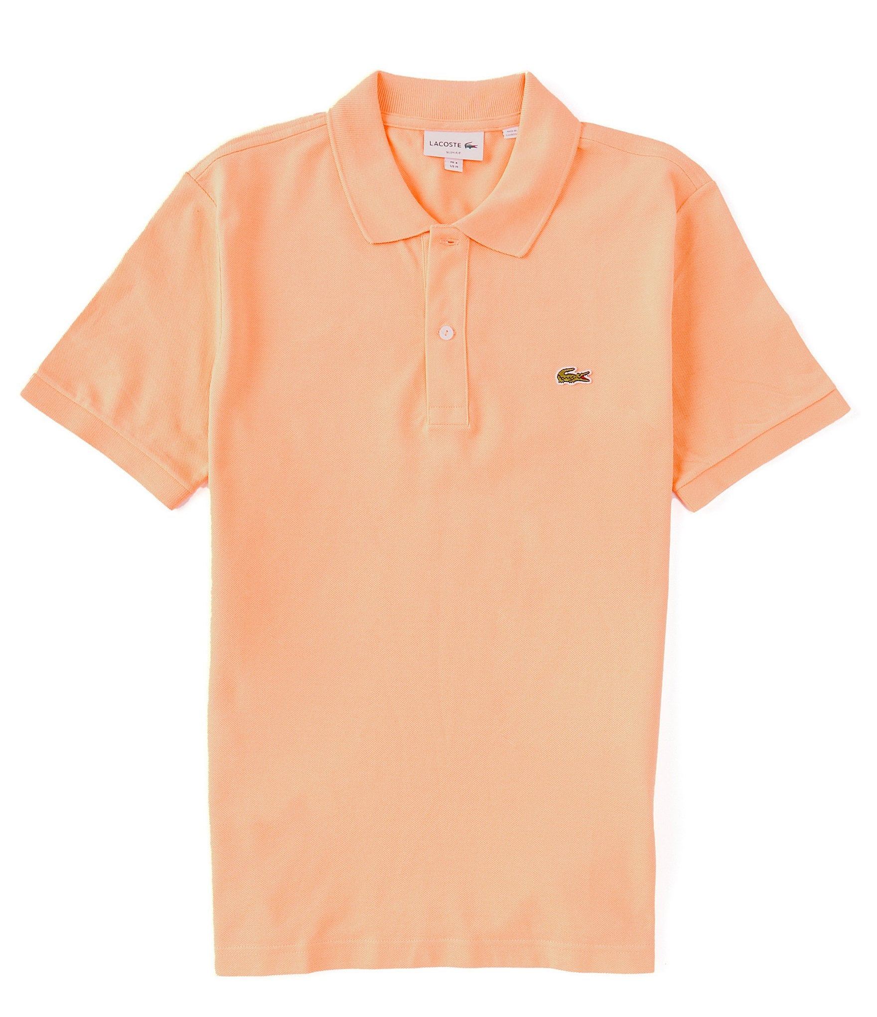 trappe Scan sendt Lacoste Slim-Fit Pique Short-Sleeve Polo Shirt | Dillard's