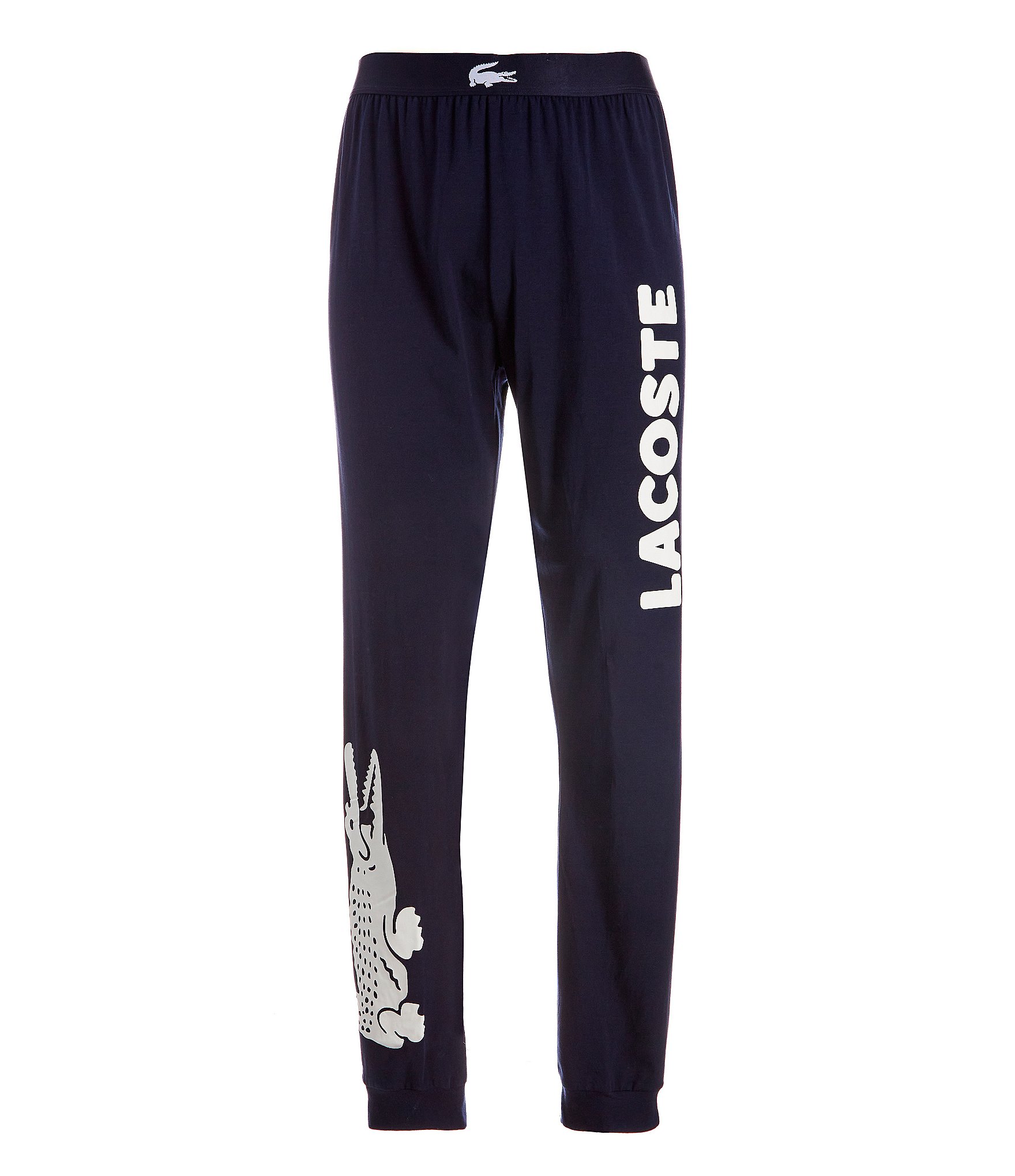 Lacoste Men's Cotton Fleece Lounge Jogger Pants - Macy's