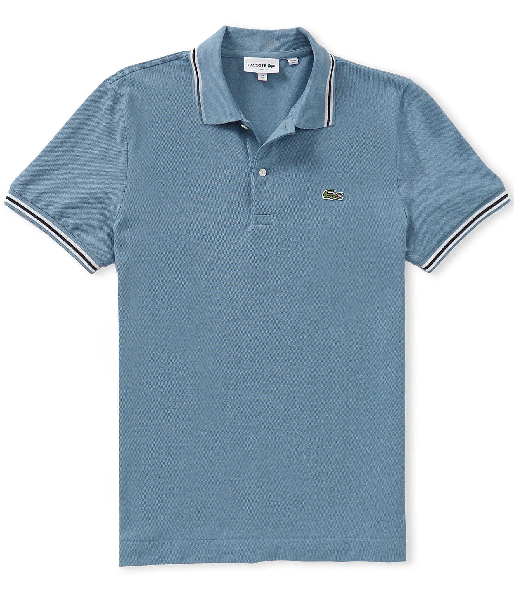 Lacoste Trim Accent Short Sleeve Polo Shirt