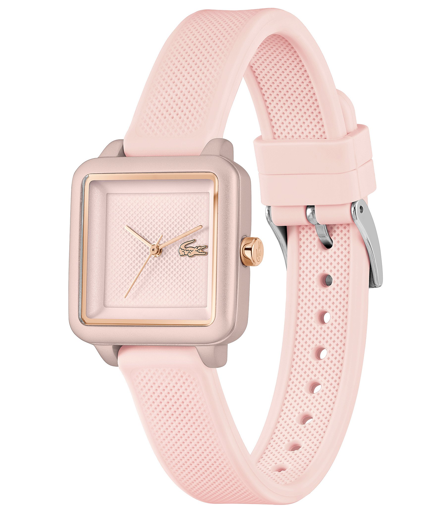 Lacoste Women's 12.12 Flow Quartz Analog Blush Silicone Strap Watch