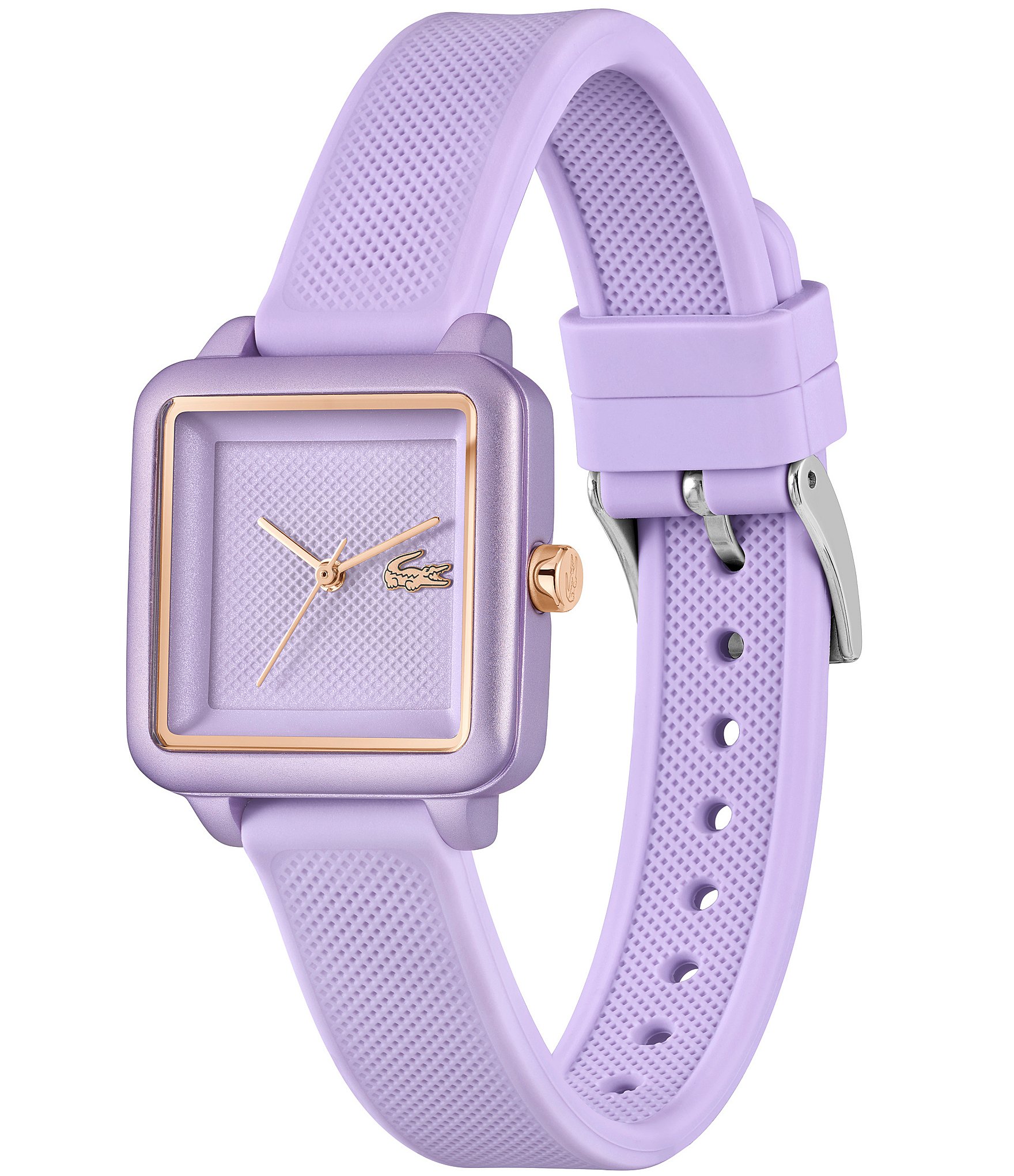 Lacoste Women's 12.12 Flow Quartz Analog Lavender Silicone Strap Watch