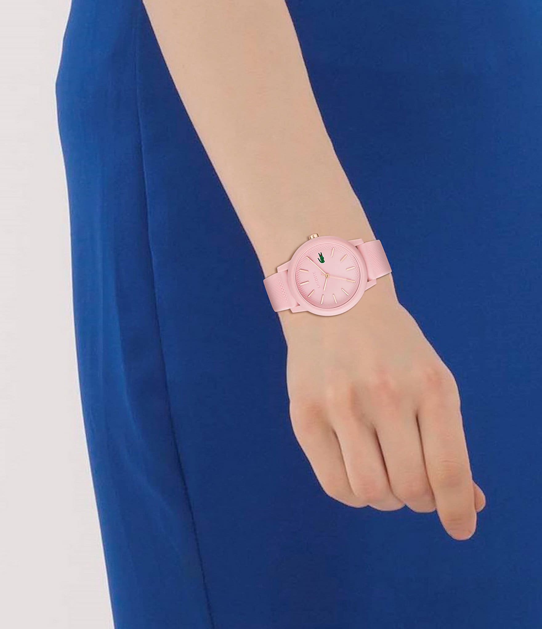 Lacoste Women's 12.12 Quartz Analog Pink Silicone Watch