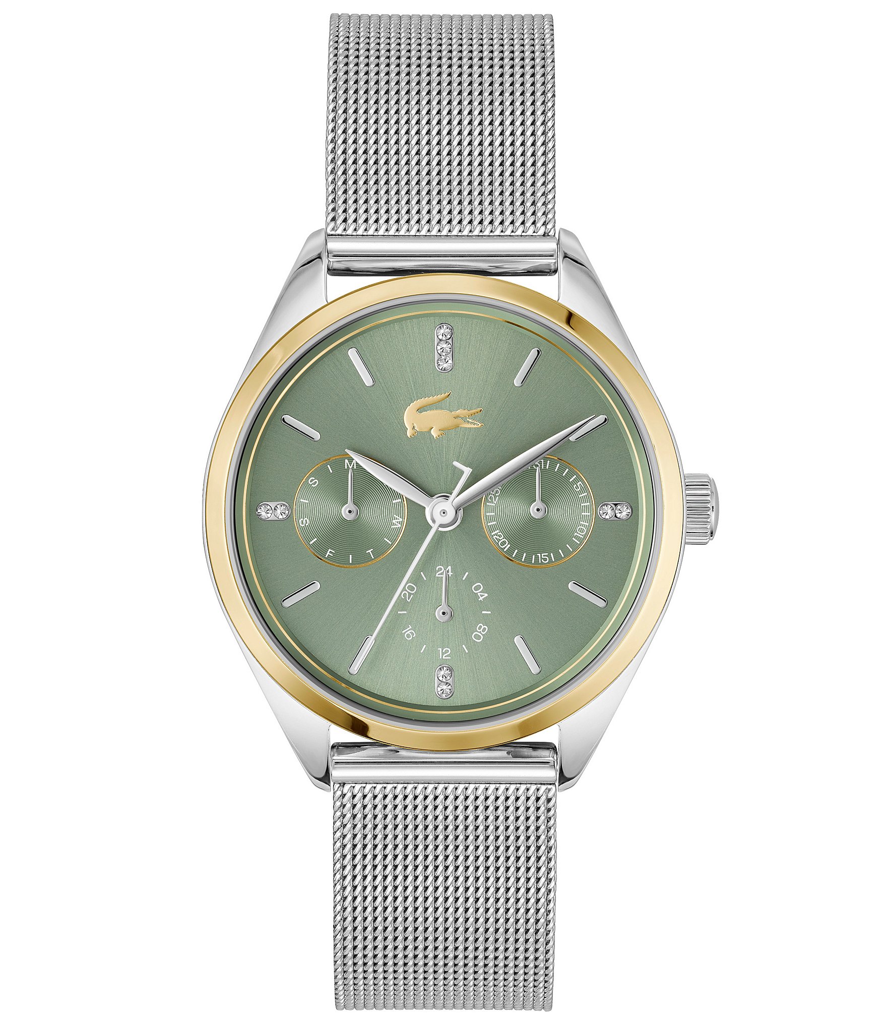 Lacoste Women's Atena Multifunction Stainless Steel Mesh Bracelet Watch