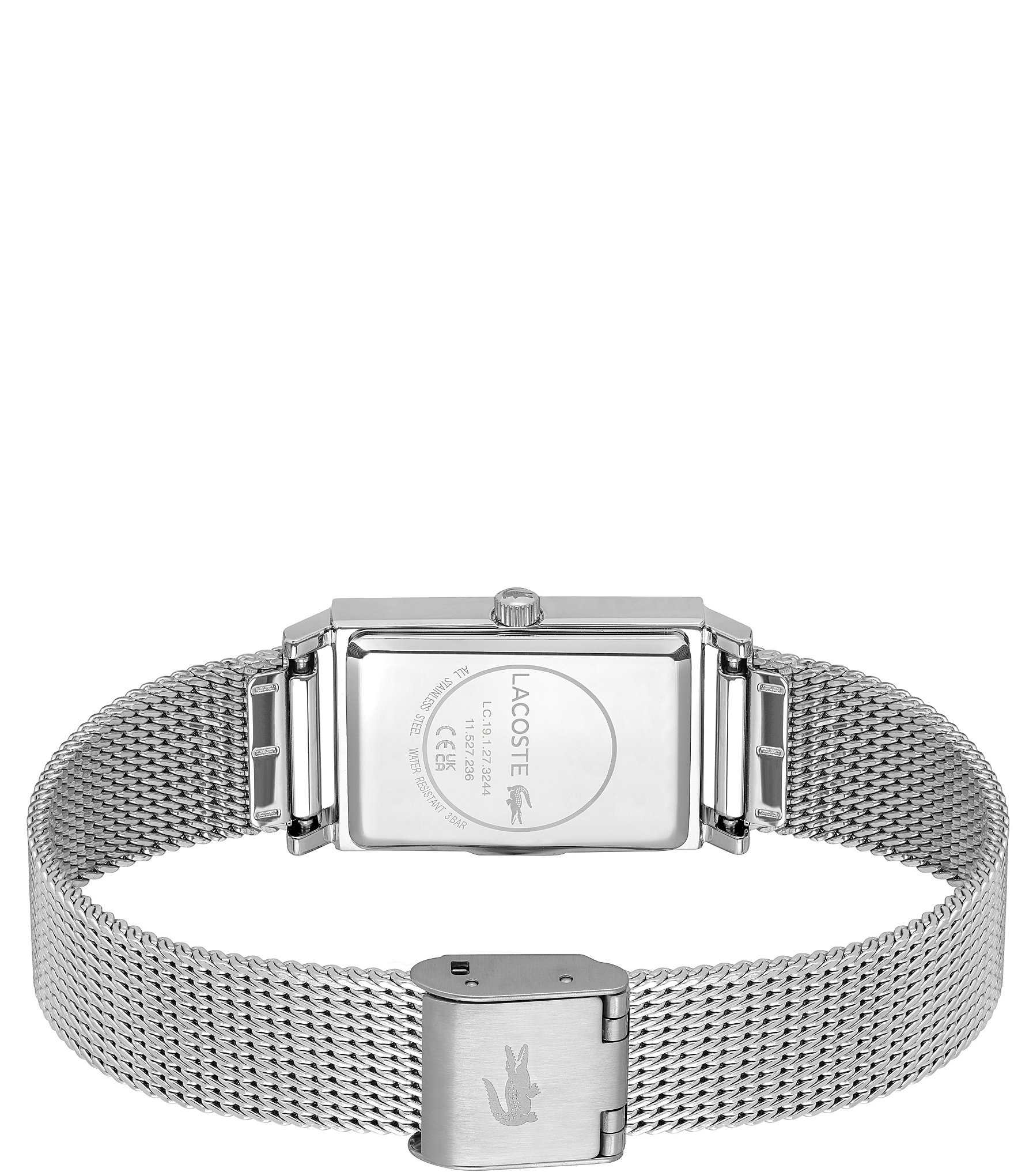 Lacoste Women's Catherine Two Hand Stainless Steel Mesh Bracelet Watch