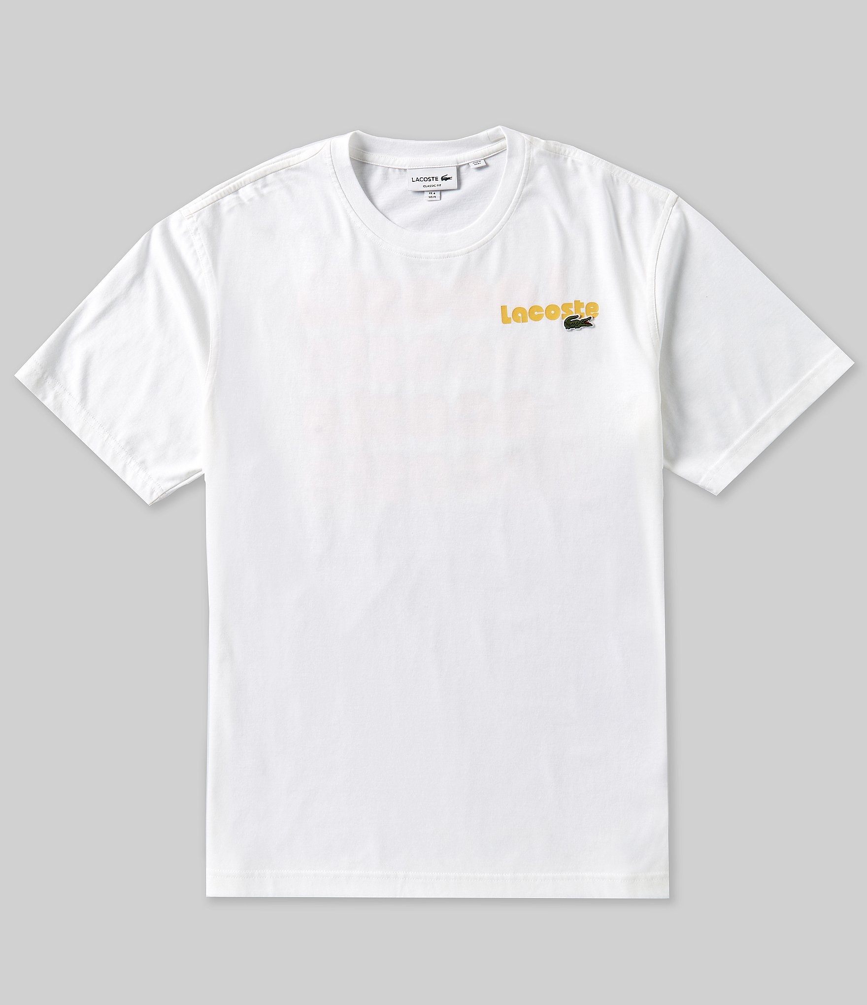 Lacoste Word Print Short Sleeve T-Shirt