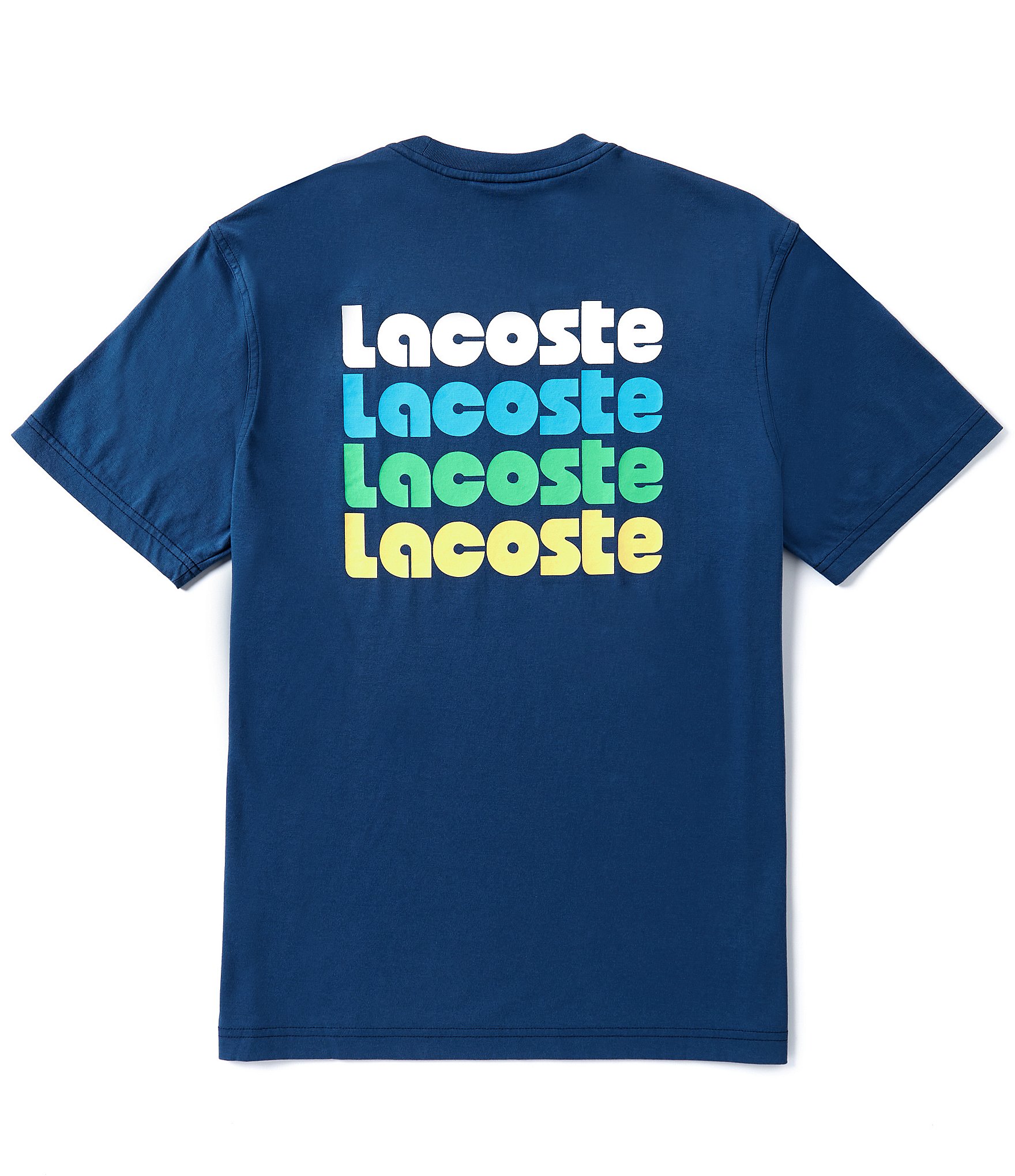 Lacoste Word Print Short Sleeve T-Shirt