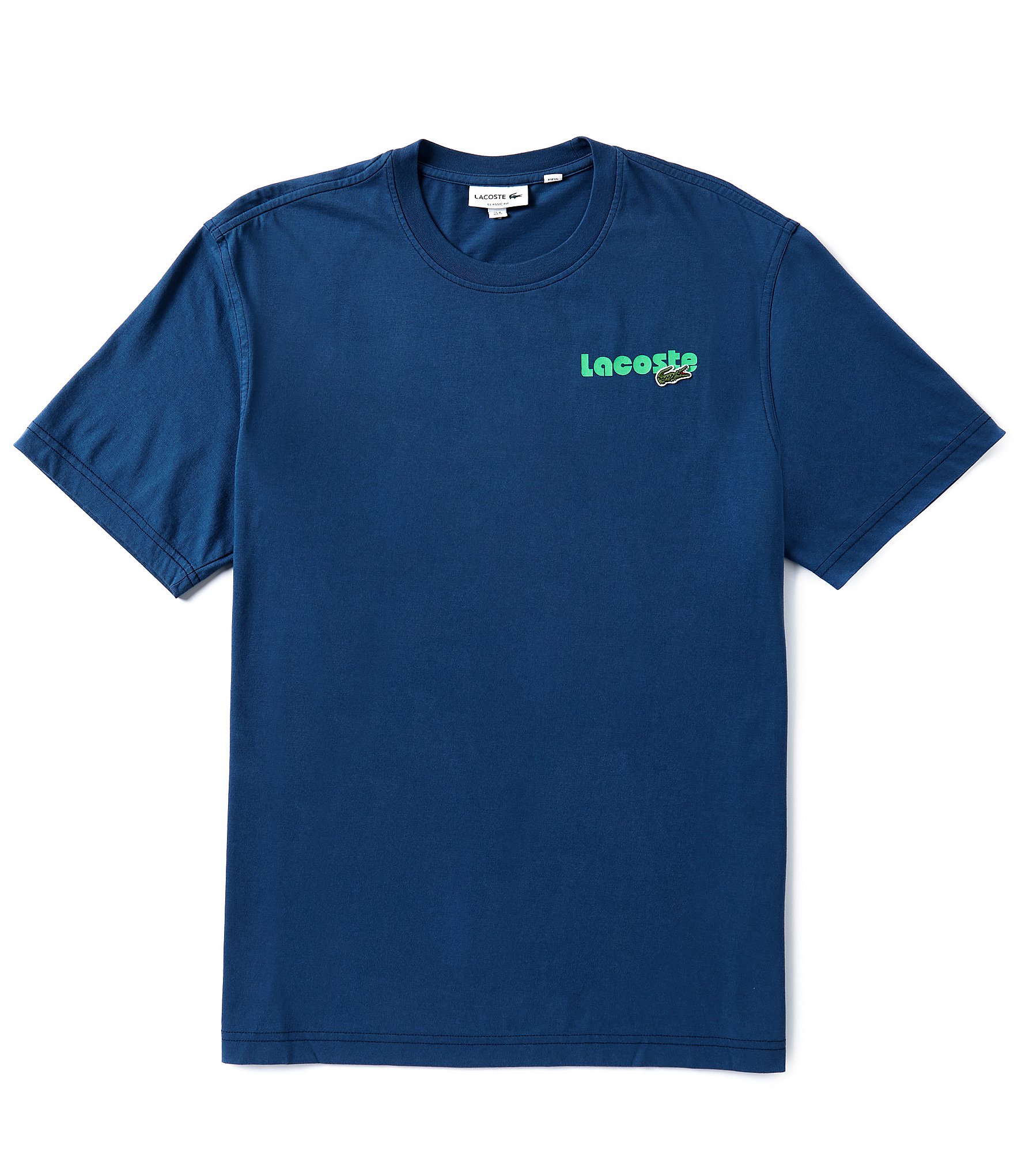 Lacoste Word Print Short Sleeve T-Shirt