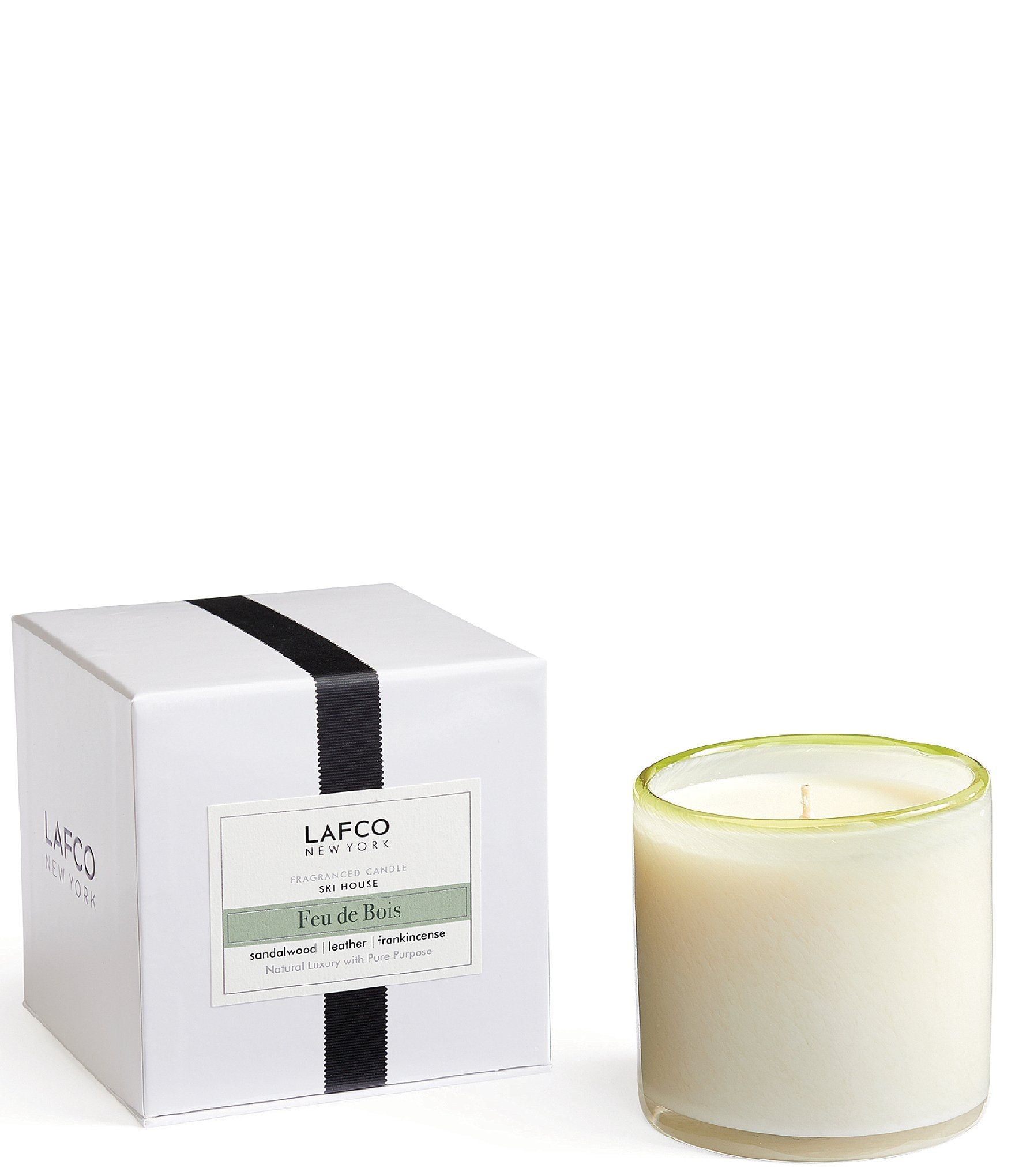 LAFCO New York Feu De Bois 3 Wick 15.5 oz Signature Candle