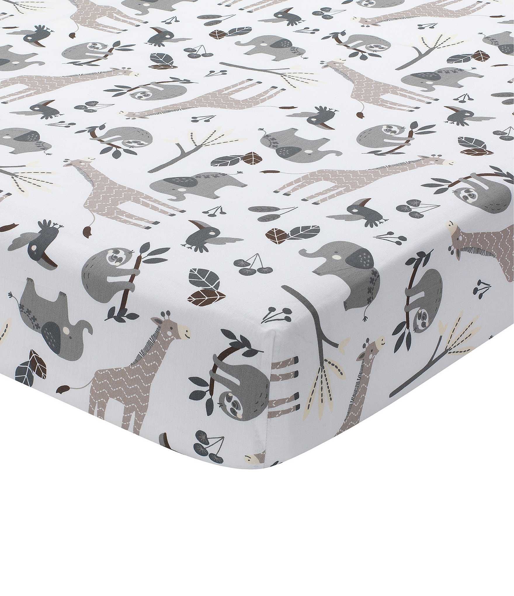 Lambs & Ivy Baby Jungle Animals 4-Piece Crib Bedding Set