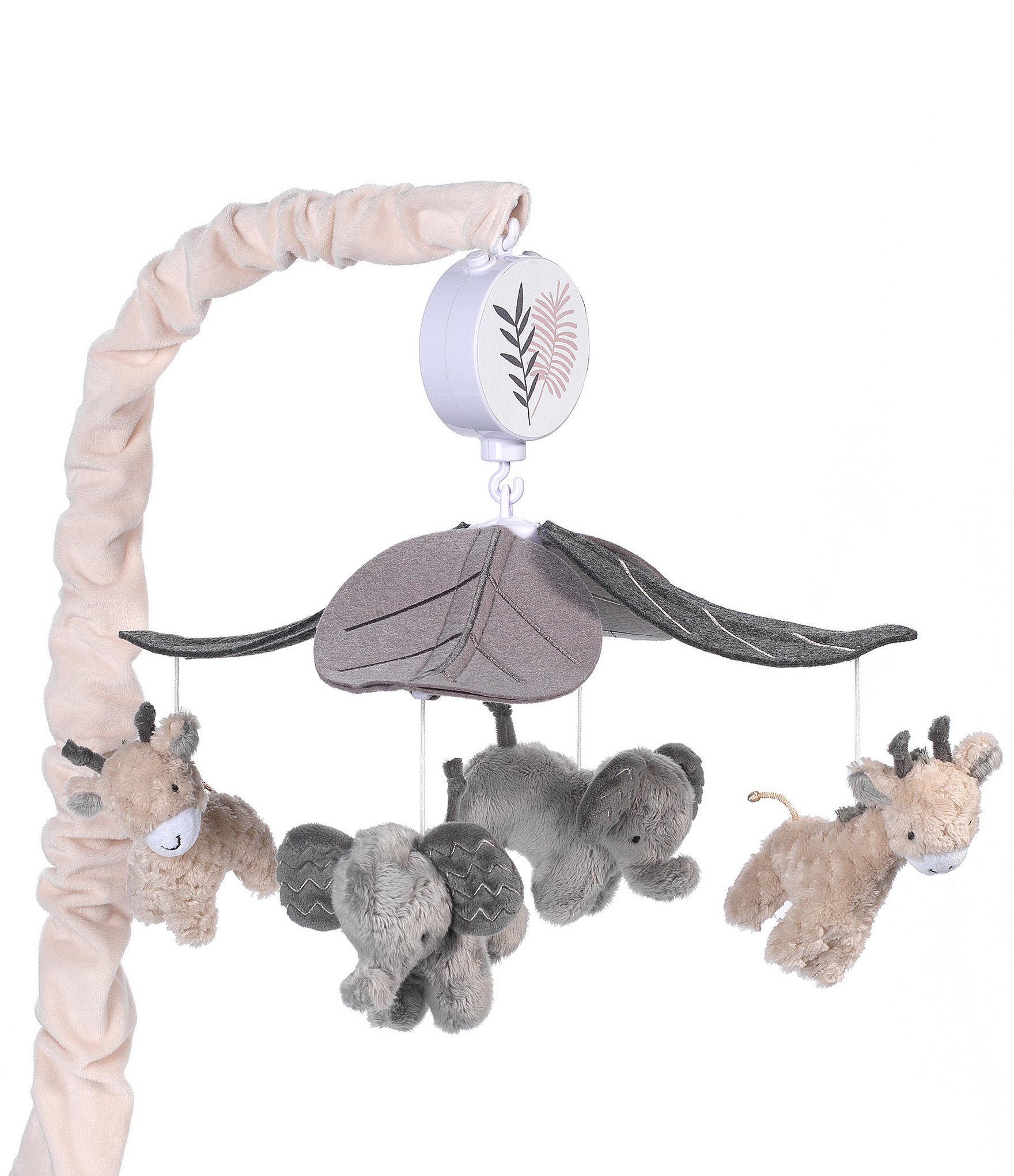 Lambs & Ivy Baby Jungle Animals Musical Crib Mobile