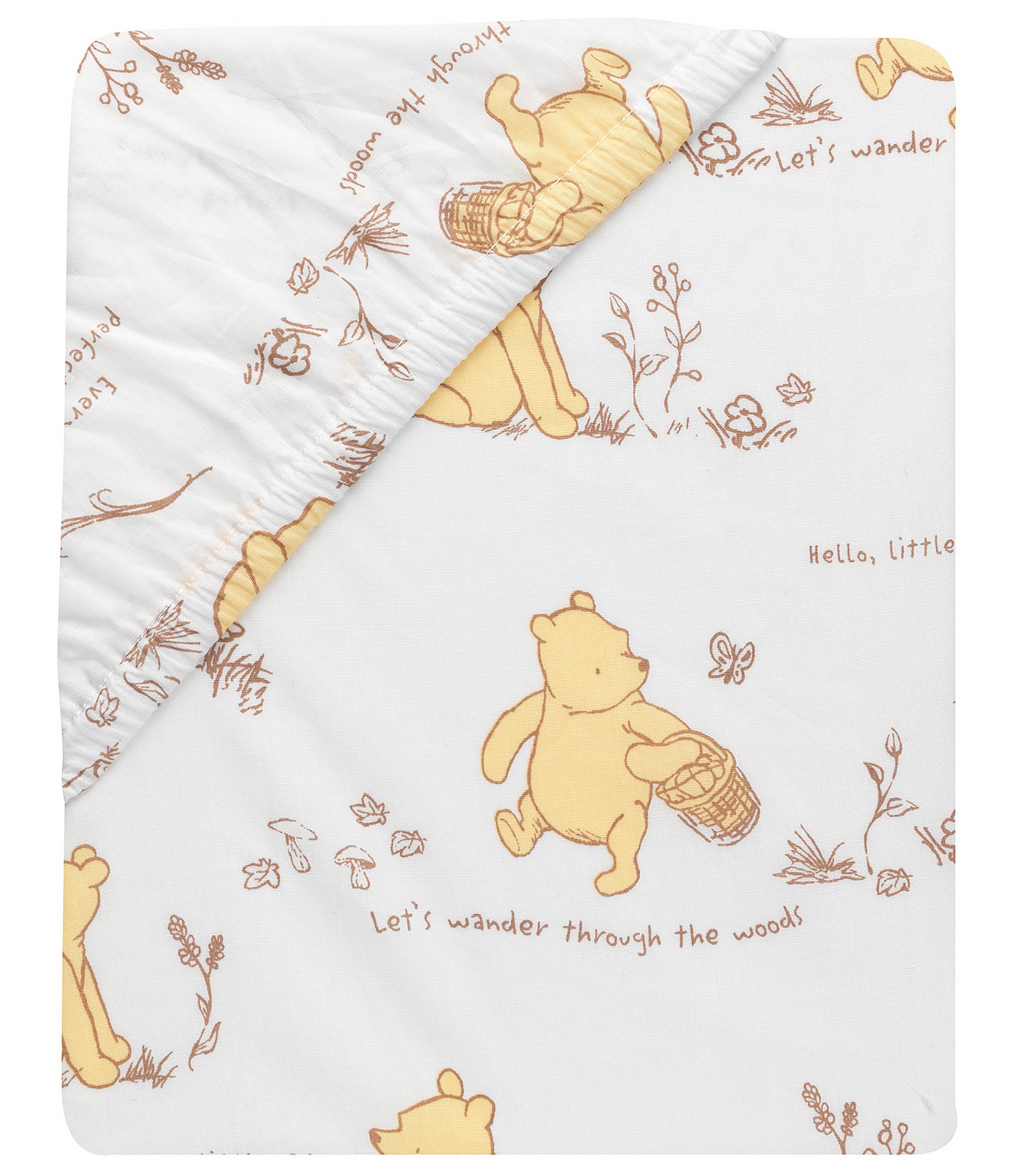 Lambs & Ivy Disney Baby Storytime Pooh 3-Piece Nursery Crib Bedding Set