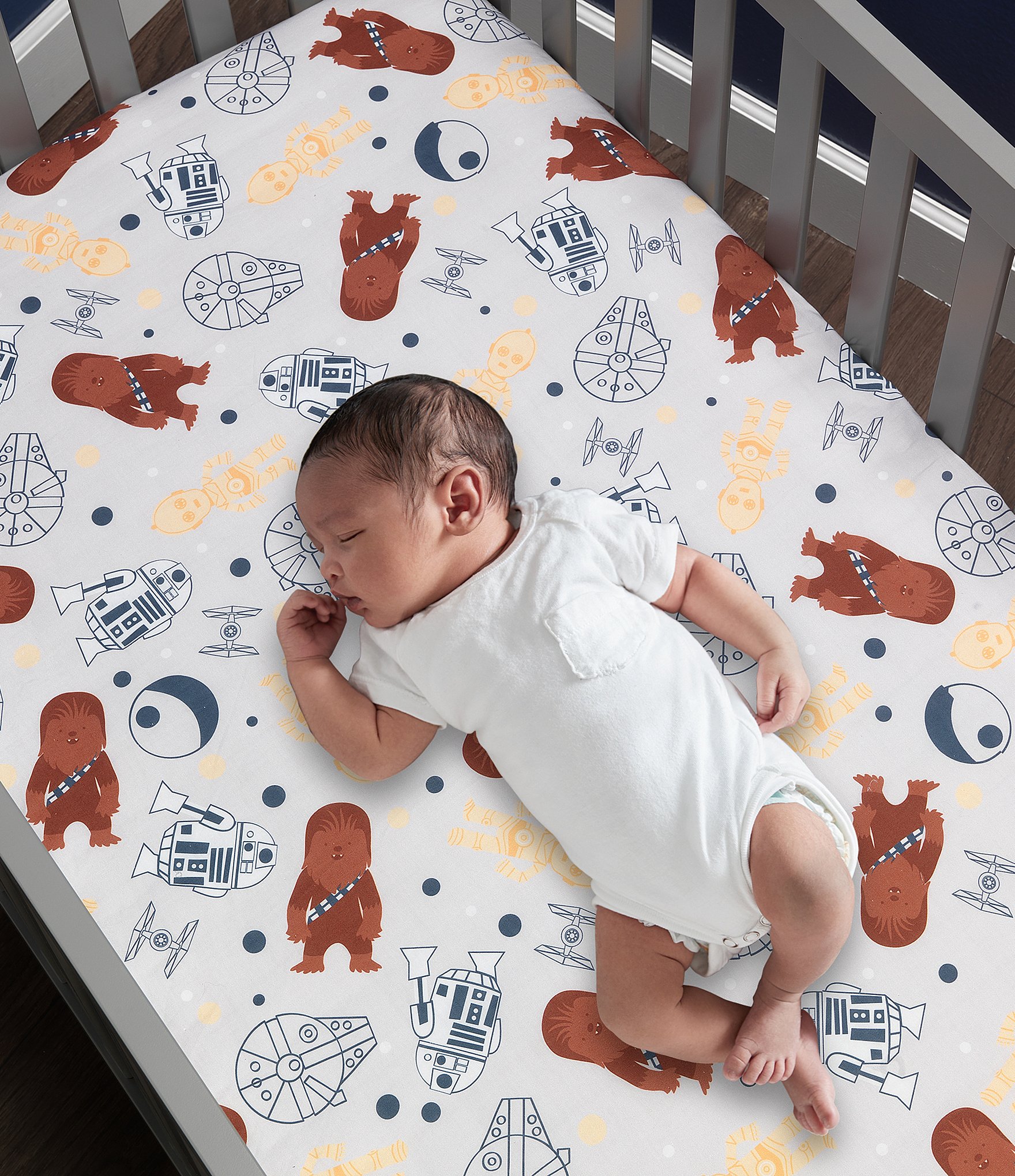 Lambs & Ivy Star Wars Signature Millennium Falcon 3-Piece Nursey Baby Crib Bedding Set