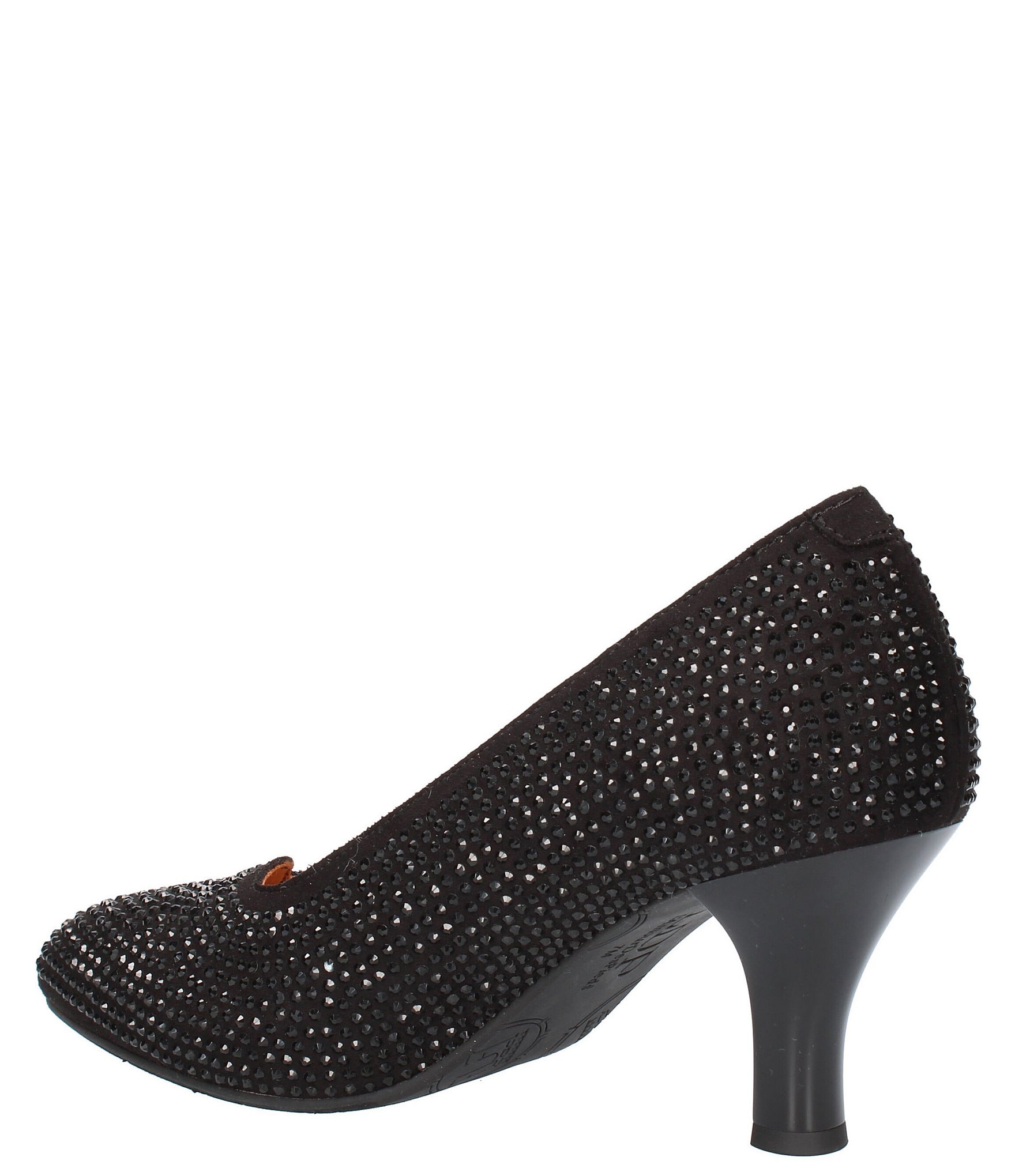 L'Amour Des Pieds Bamelle Rhinestone Suede Pumps