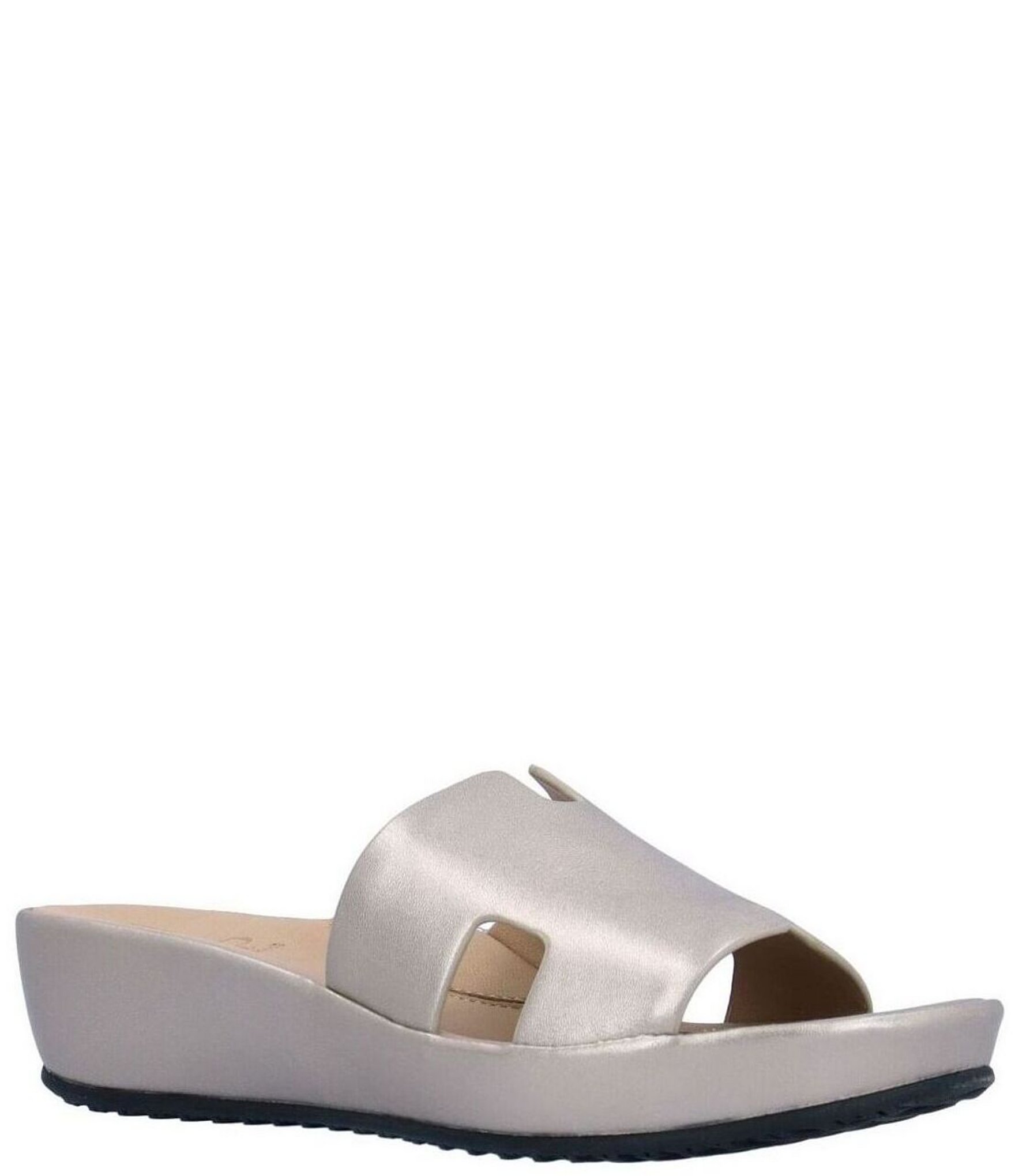 L'Amour Des Pieds Catiana Leather Slide Sandals | Dillard's