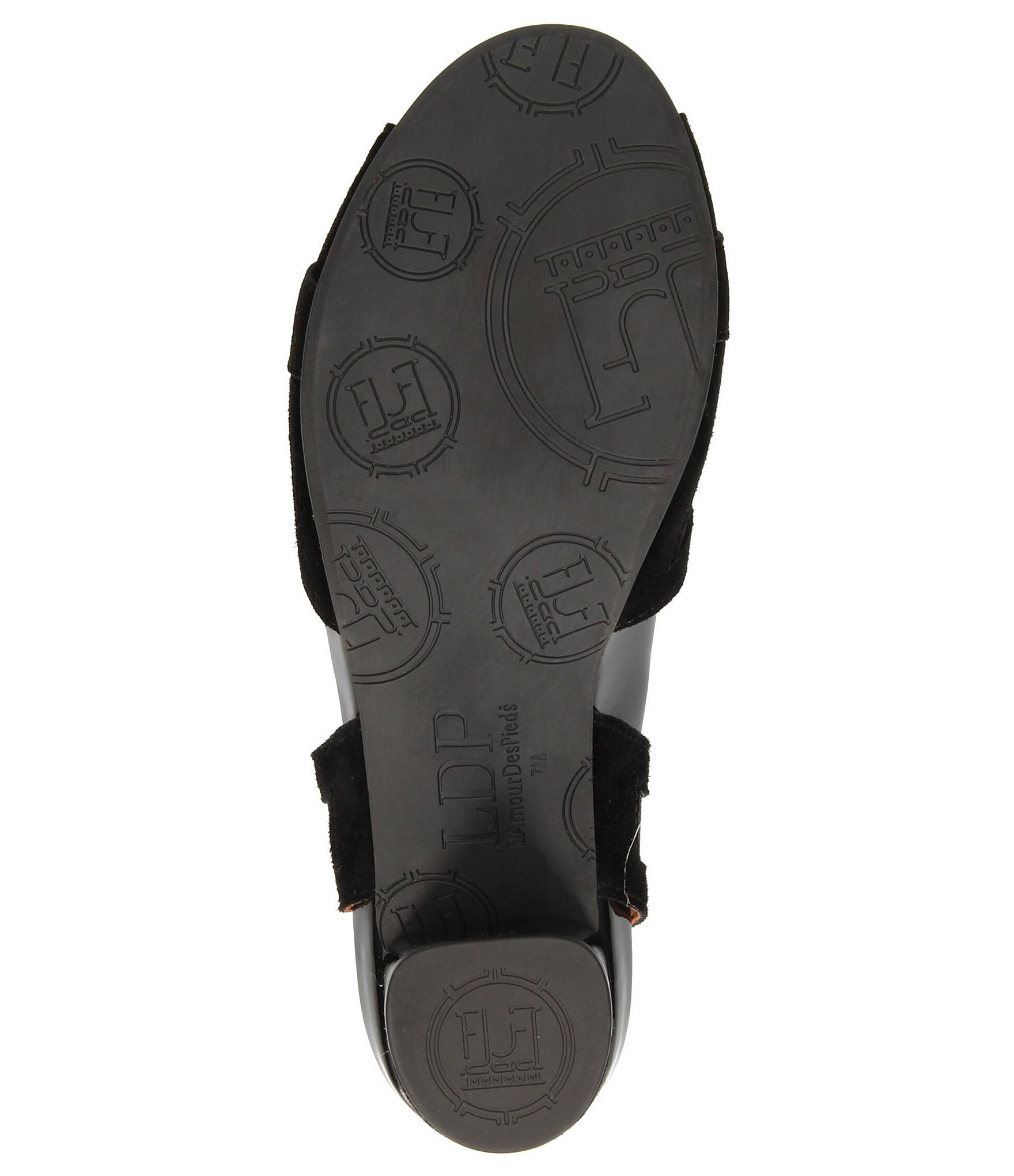 L'Amour Des Pieds Mahiya Suede and Mesh Block Heel Dress Sandals