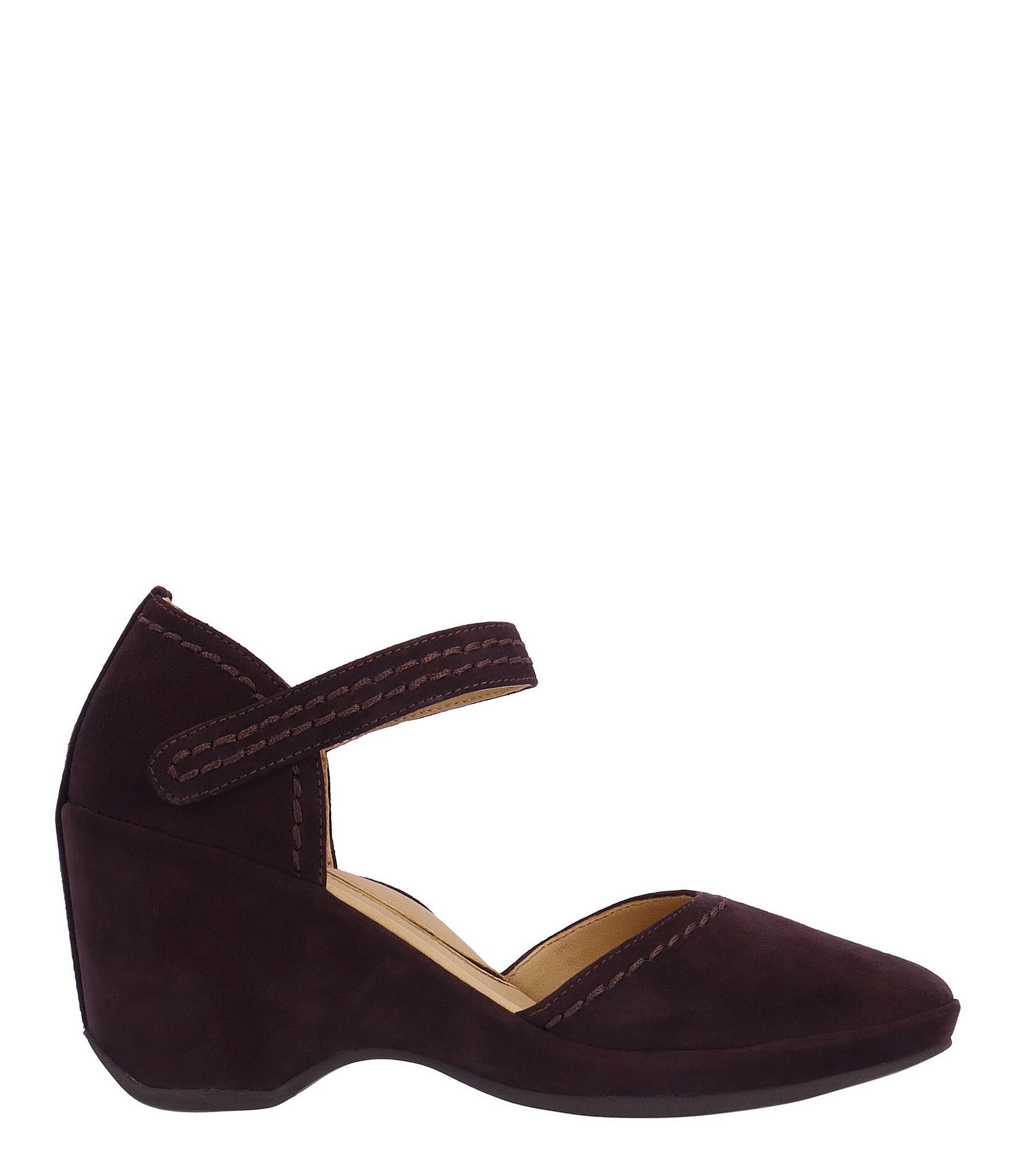 L'Amour Des Pieds Orva Suede Ankle Strap Pumps